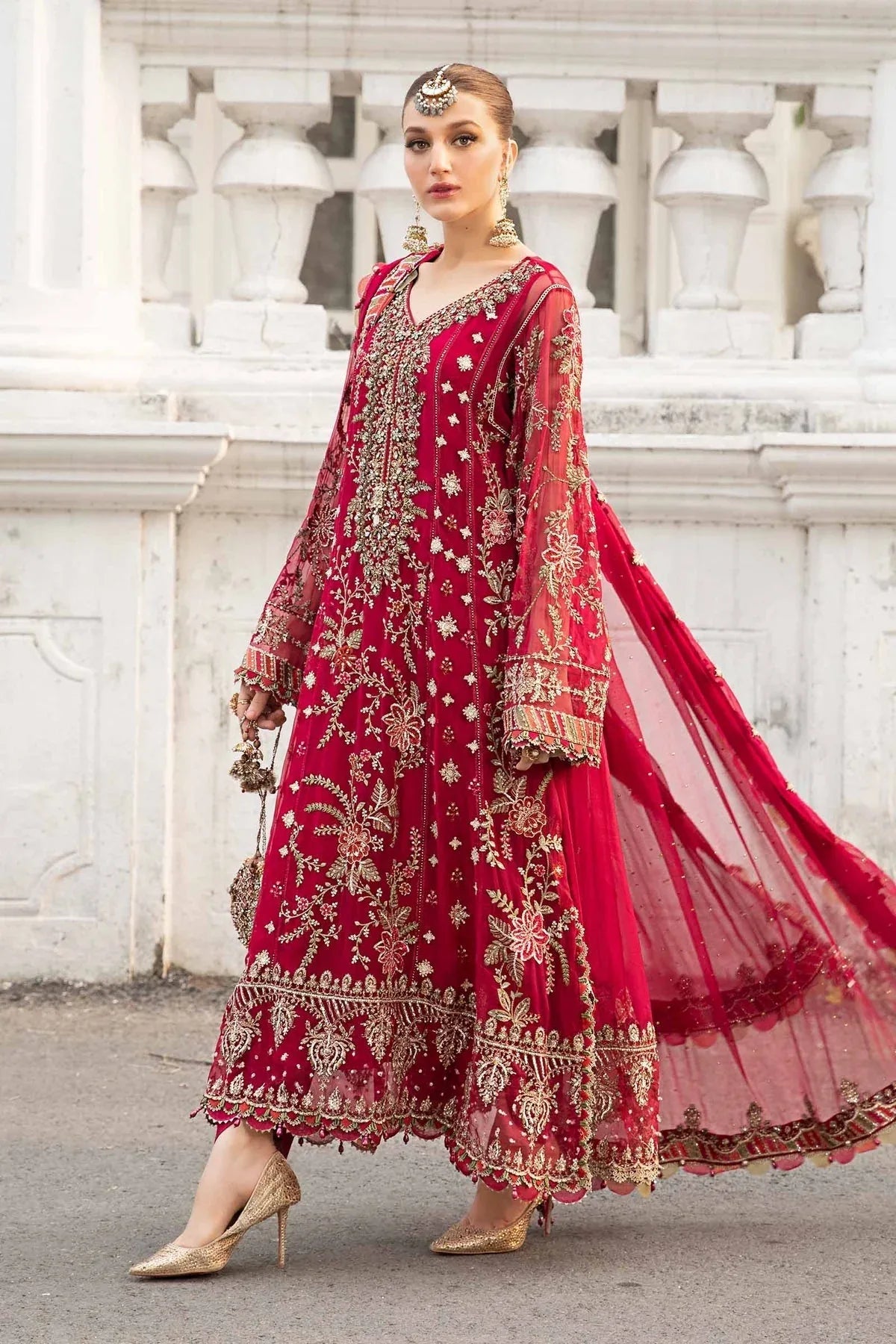 Maria B | Chiffon Formals 24 | Chiffon Suit | MPC-24-107 - Rang-e-Khaas