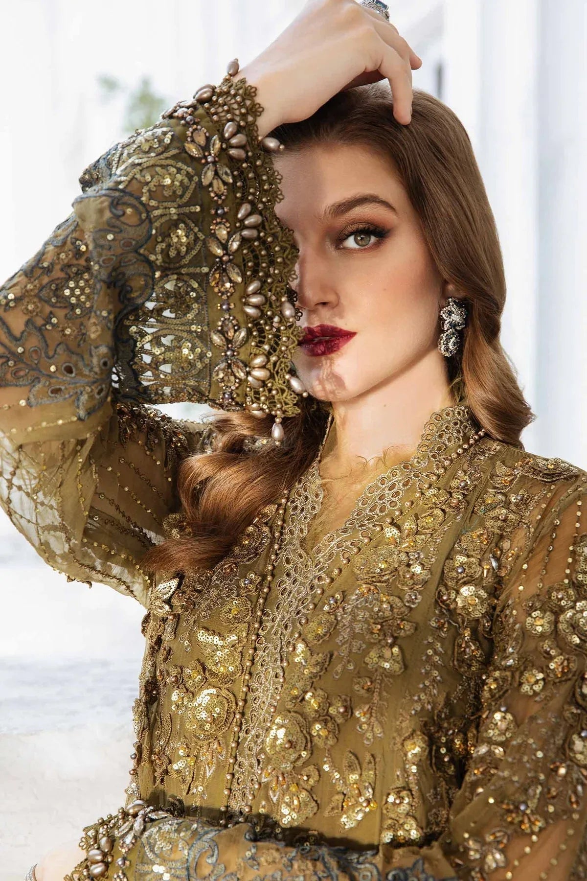 Maria B | Chiffon Formals 24 | Chiffon Suit | MPC-24-108 - Rang-e-Khaas