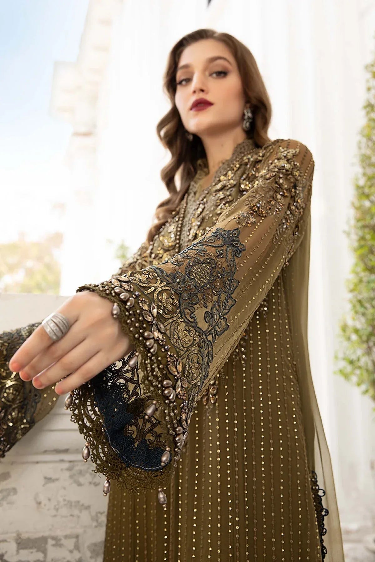 Maria B | Chiffon Formals 24 | Chiffon Suit | MPC-24-108 - Rang-e-Khaas