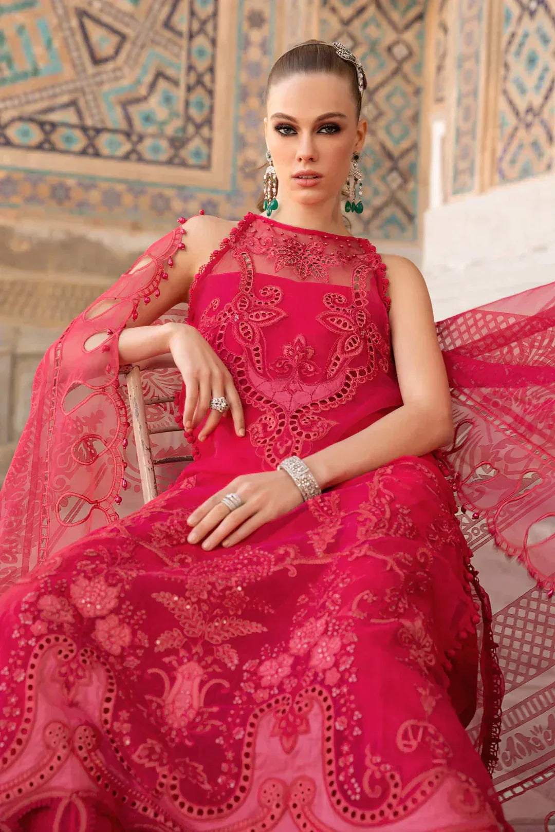 Maria B D-2303-A Luxury Lawn Collection - Rang-e-Khaas