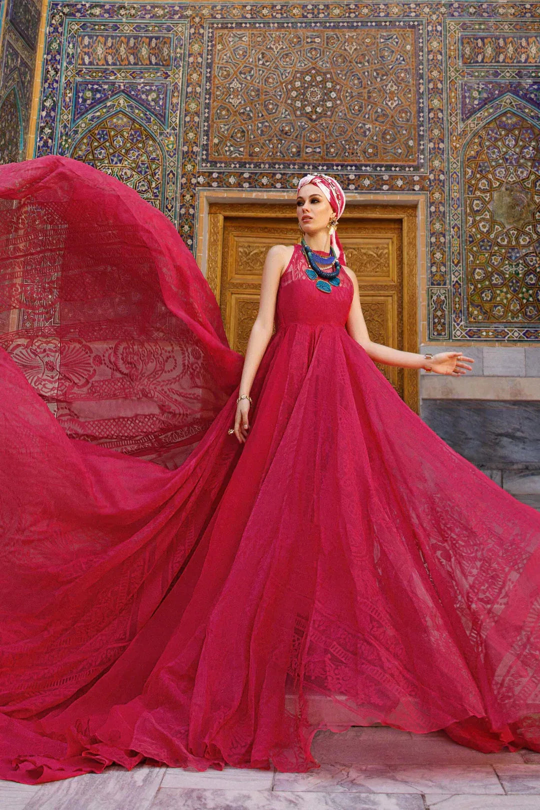Maria B D-2303-A Luxury Lawn Collection - Rang-e-Khaas