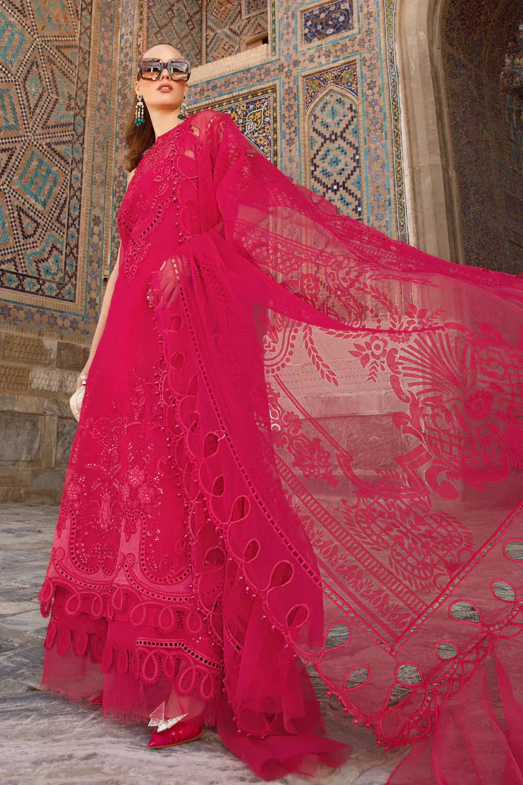 Maria B D-2303-A Luxury Lawn Collection - Rang-e-Khaas