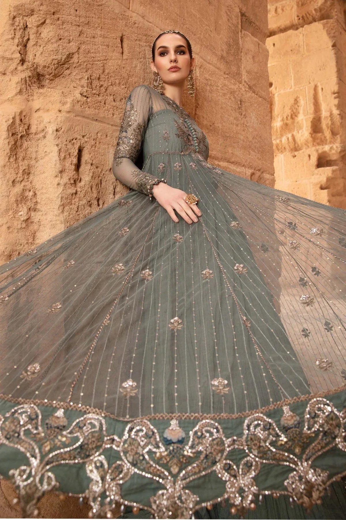 Maria B - D-2403-A - Lawn - Rang-e-Khaas