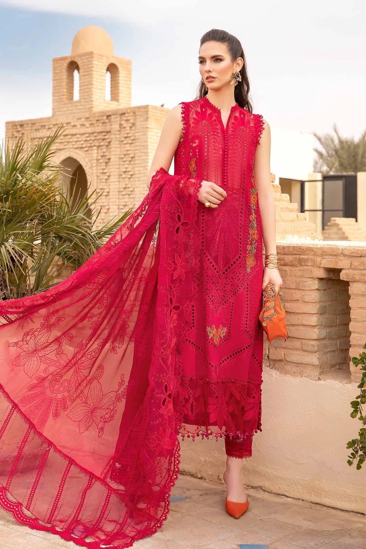 Maria B - D-2404-A - Lawn - Rang-e-Khaas