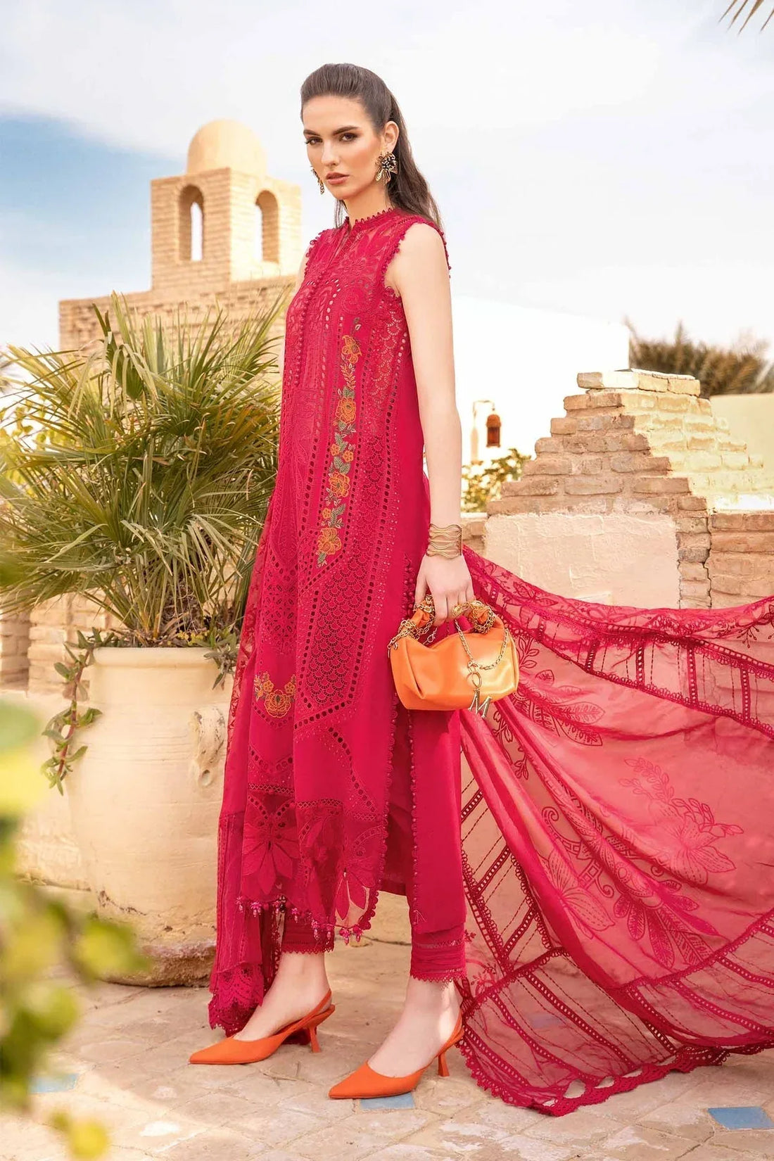 Maria B - D-2404-A - Lawn - Rang-e-Khaas