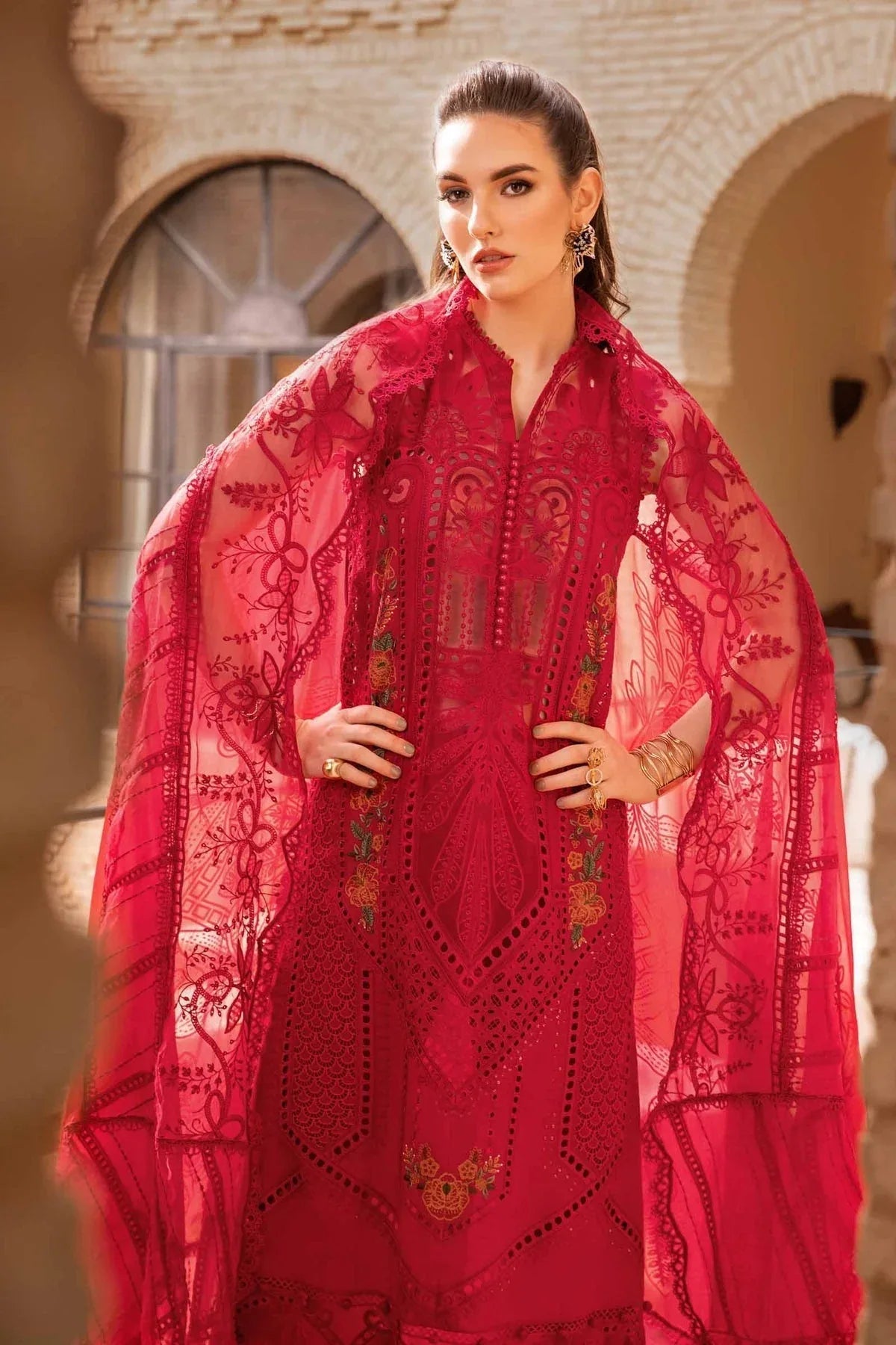 Maria B - D-2404-A - Lawn - Rang-e-Khaas