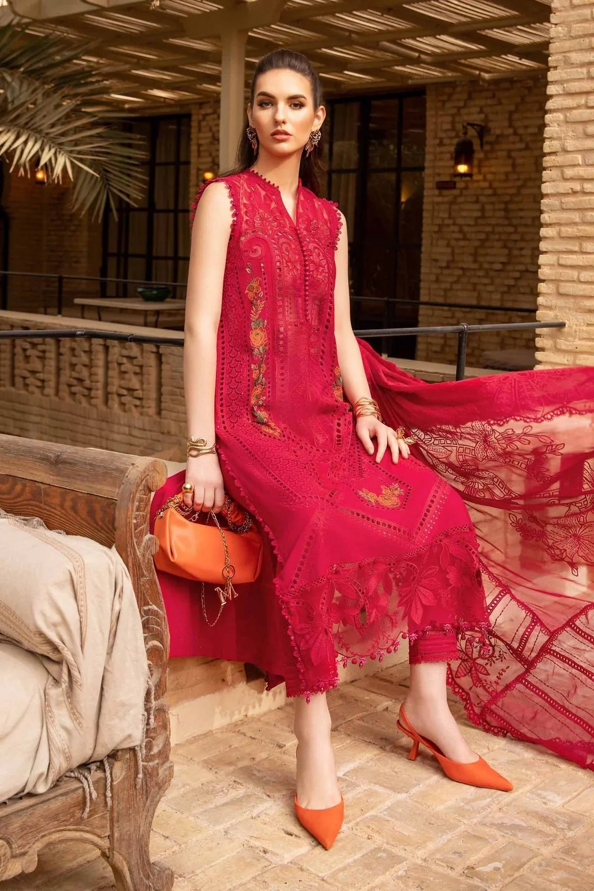 Maria B - D-2404-A - Lawn - Rang-e-Khaas
