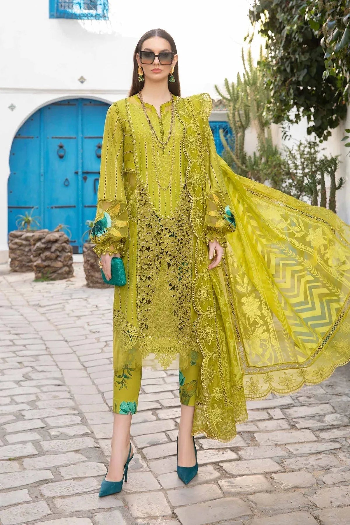 Maria B - D-2408-A - Lawn - Rang-e-Khaas