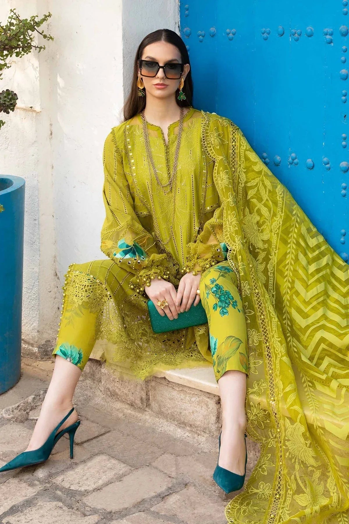Maria B - D-2408-A - Lawn - Rang-e-Khaas