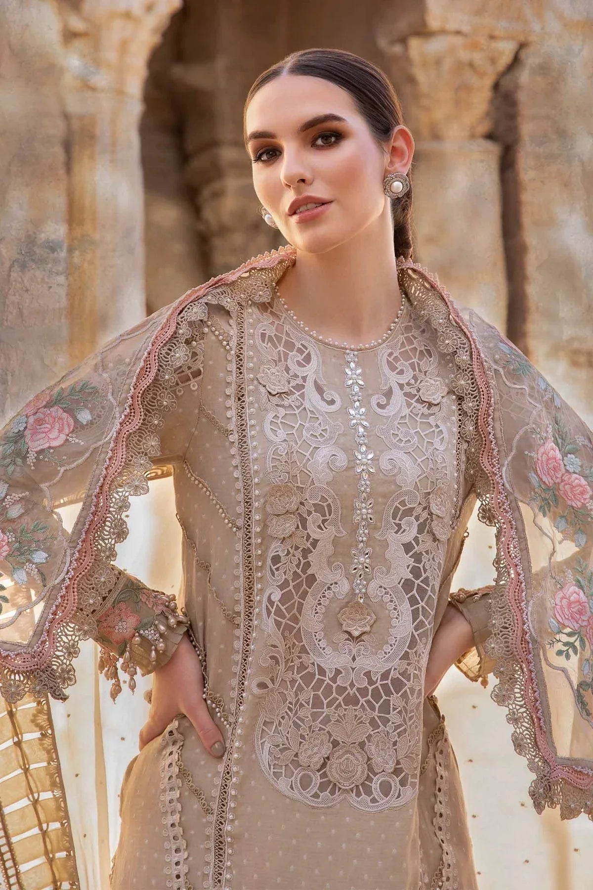 Maria B - D-2410-A - Lawn - Rang-e-Khaas