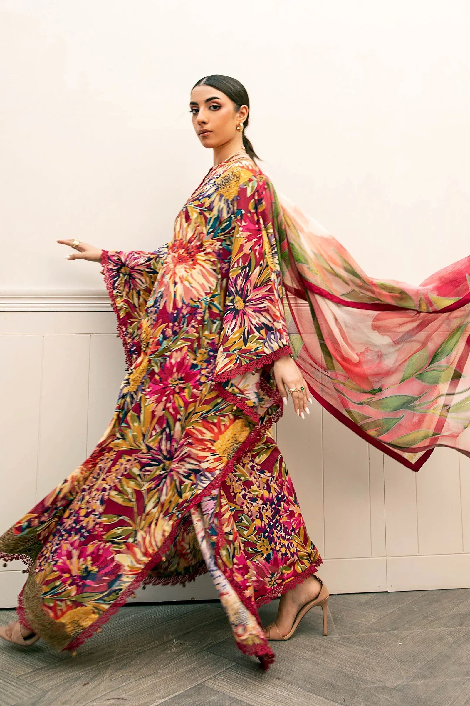 Maria B | Eid Basic Lawn | MB-CUS25-903B - Rang-e-Khaas