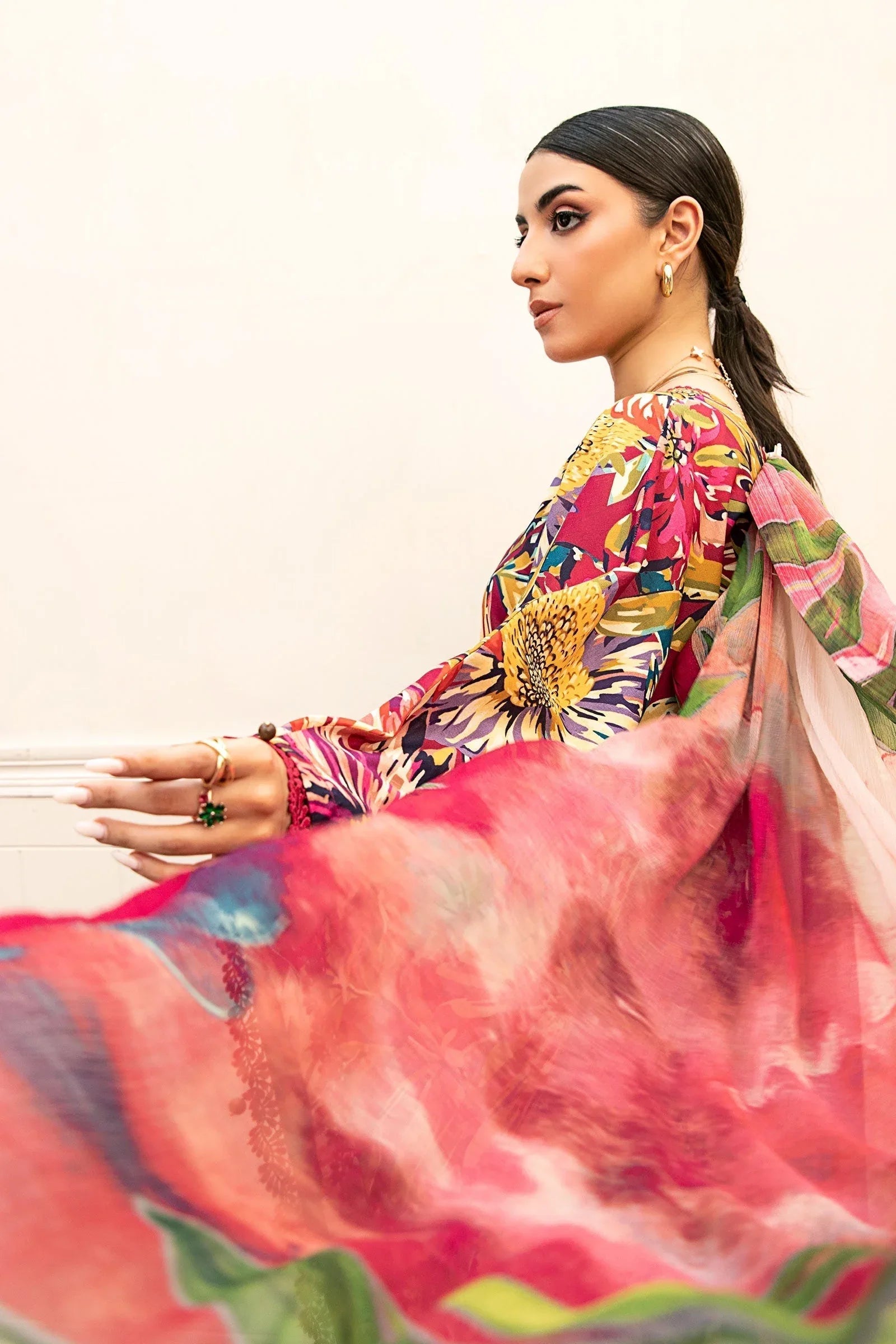 Maria B | Eid Basic Lawn | MB-CUS25-903B - Rang-e-Khaas