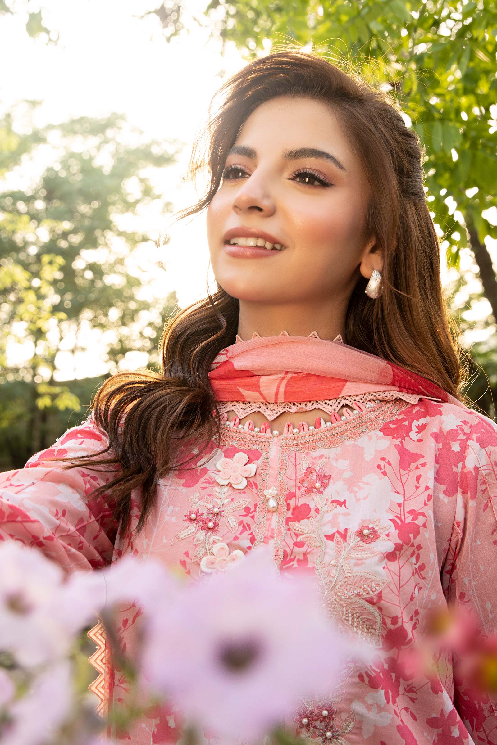 Maria B | Eid Basic Lawn | MB-CUS25-910B - Rang-e-Khaas