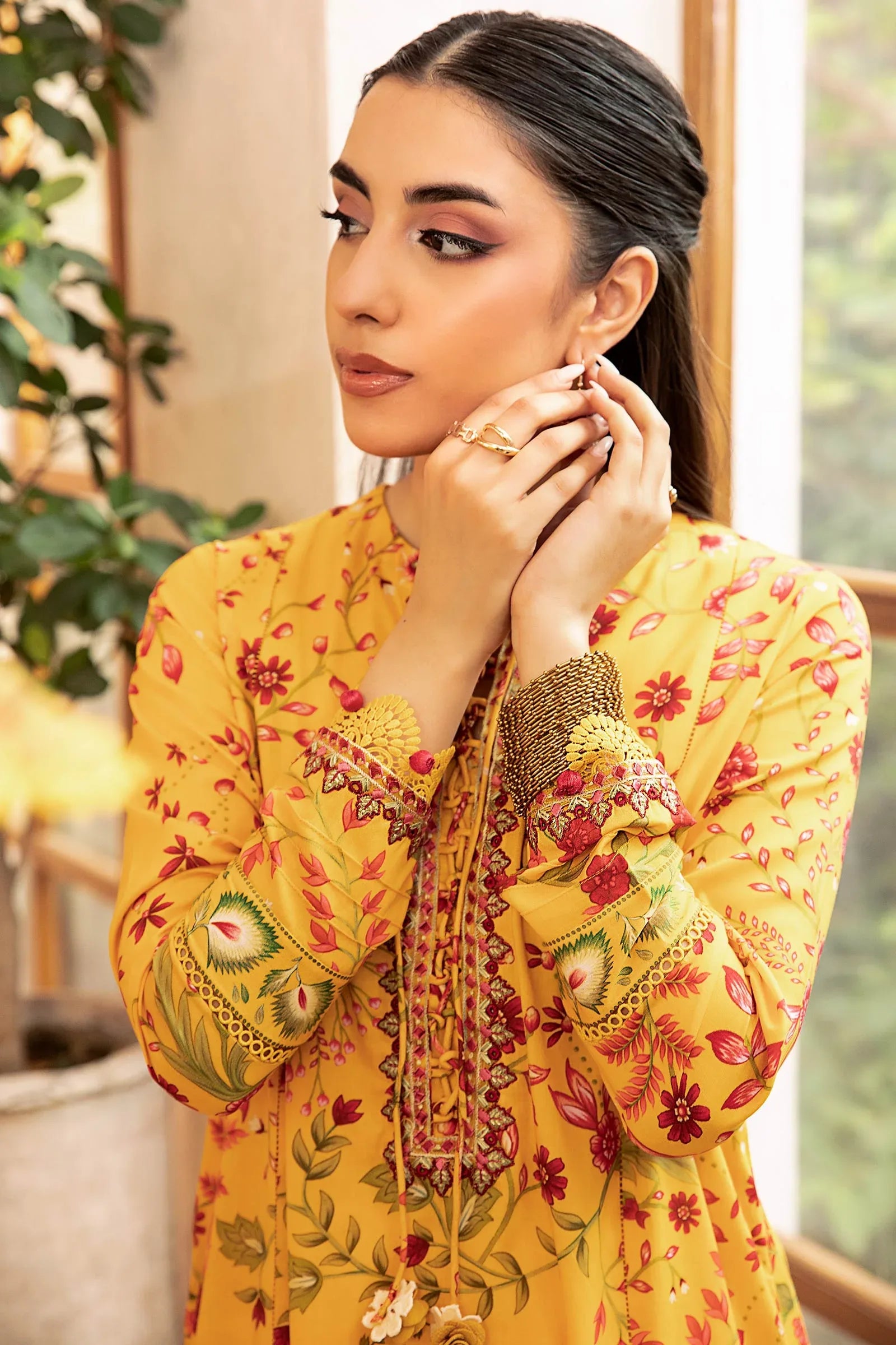 Maria B | Eid Basic Lawn | MB-CUS25-912A - Rang-e-Khaas