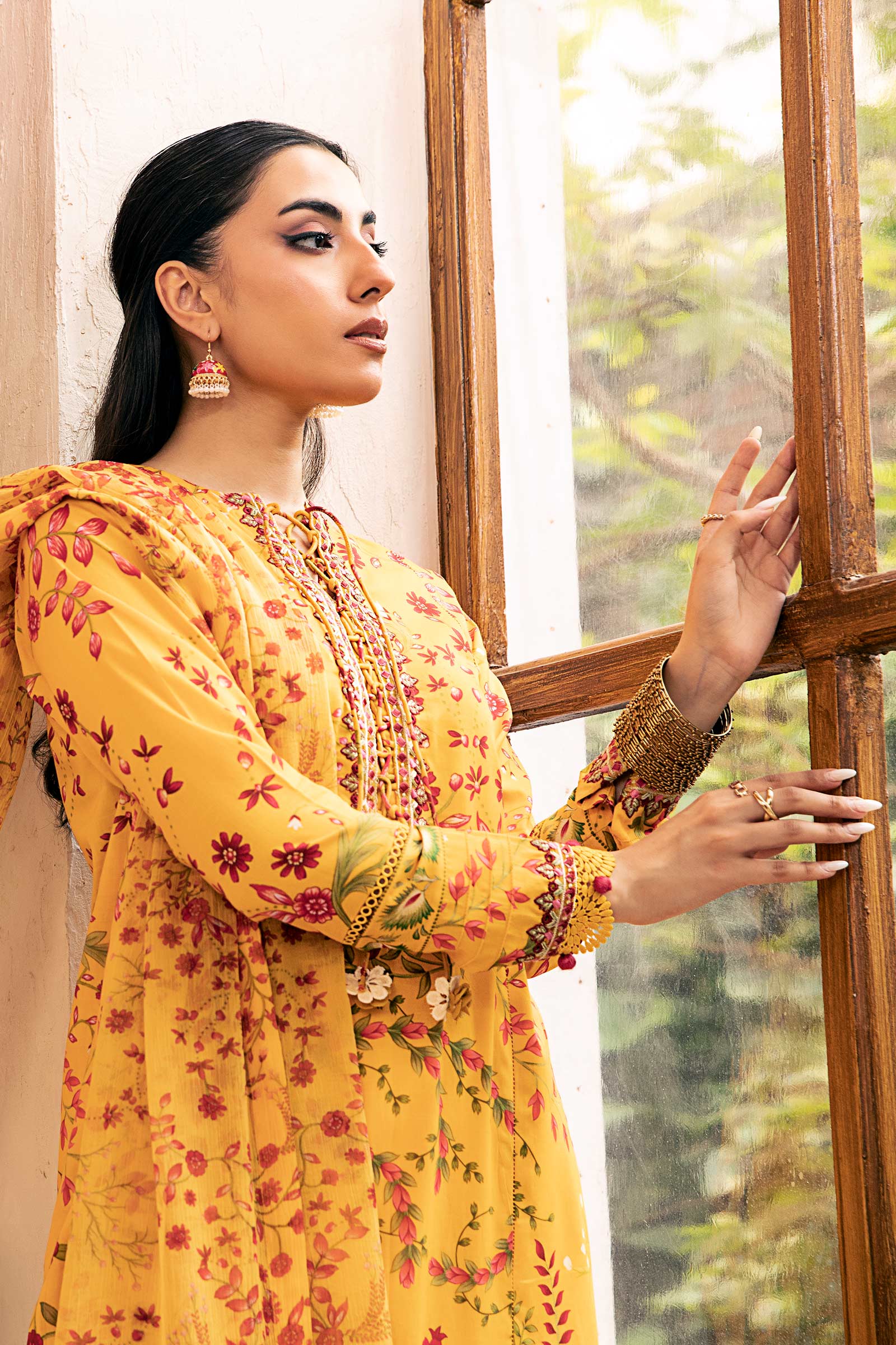 Maria B | Eid Basic Lawn | MB-CUS25-912A - Rang-e-Khaas