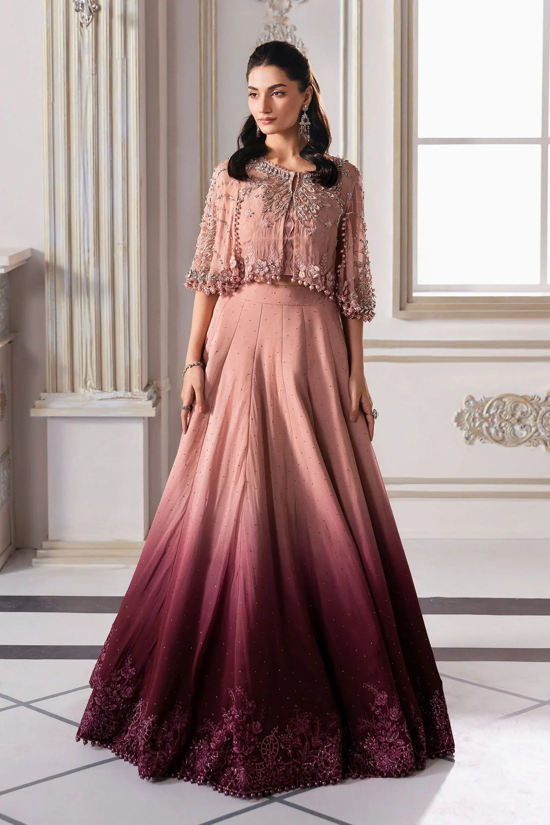 Maria B | Embroidered 2025 | BD-3001 - Rang-e-Khaas