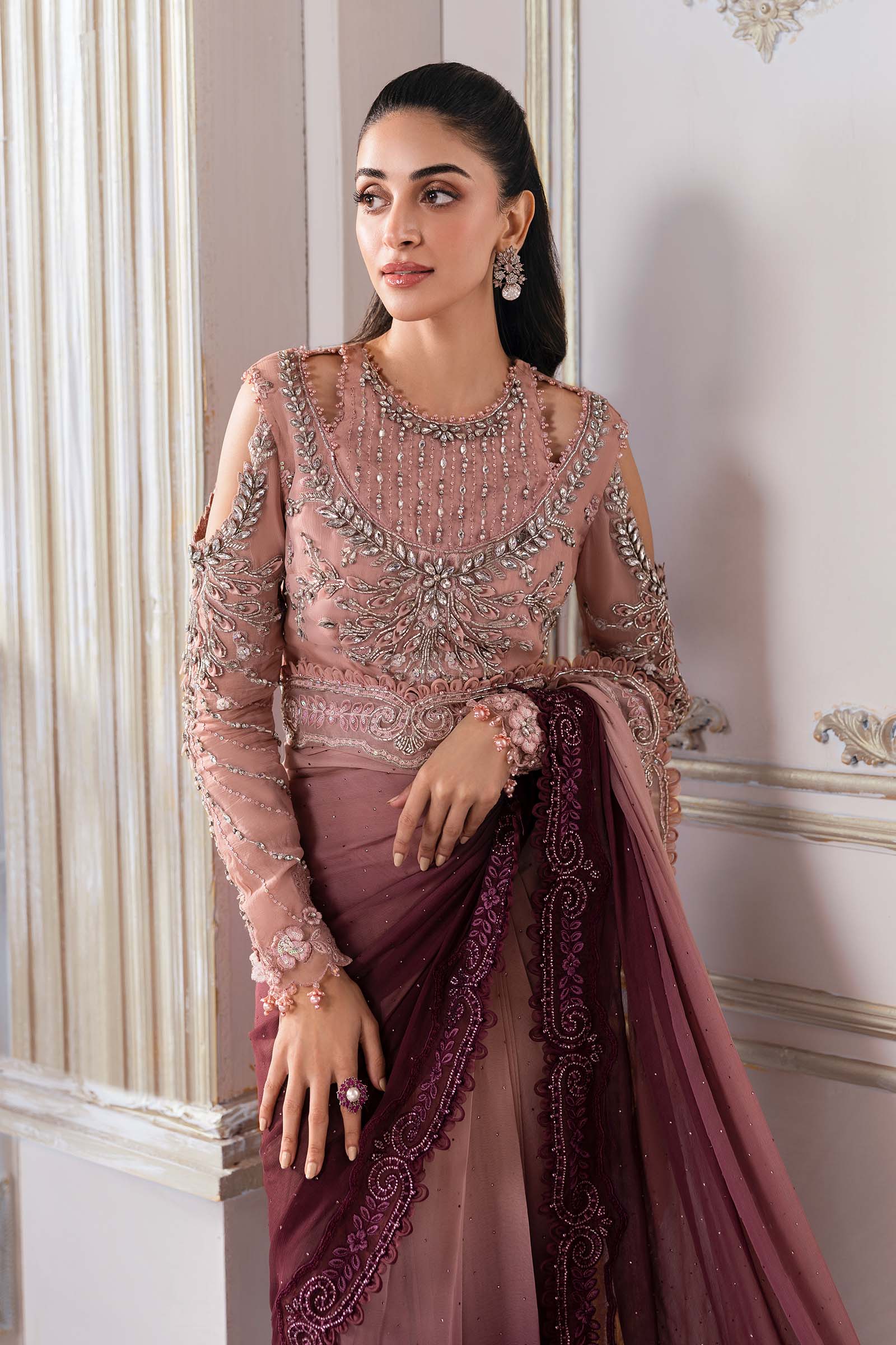 Maria B | Embroidered 2025 | BD-3001 - Rang-e-Khaas