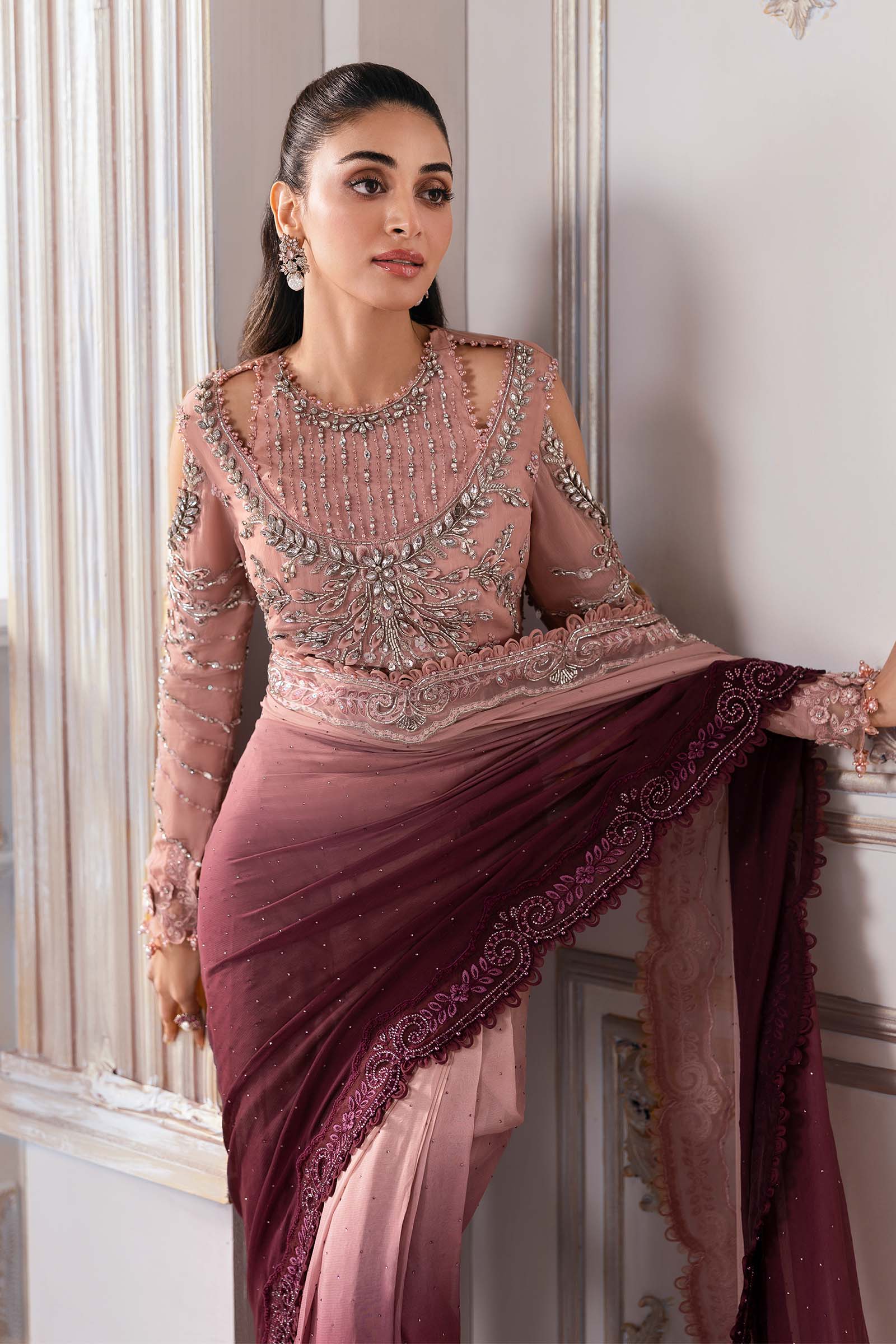 Maria B | Embroidered 2025 | BD-3001 - Rang-e-Khaas