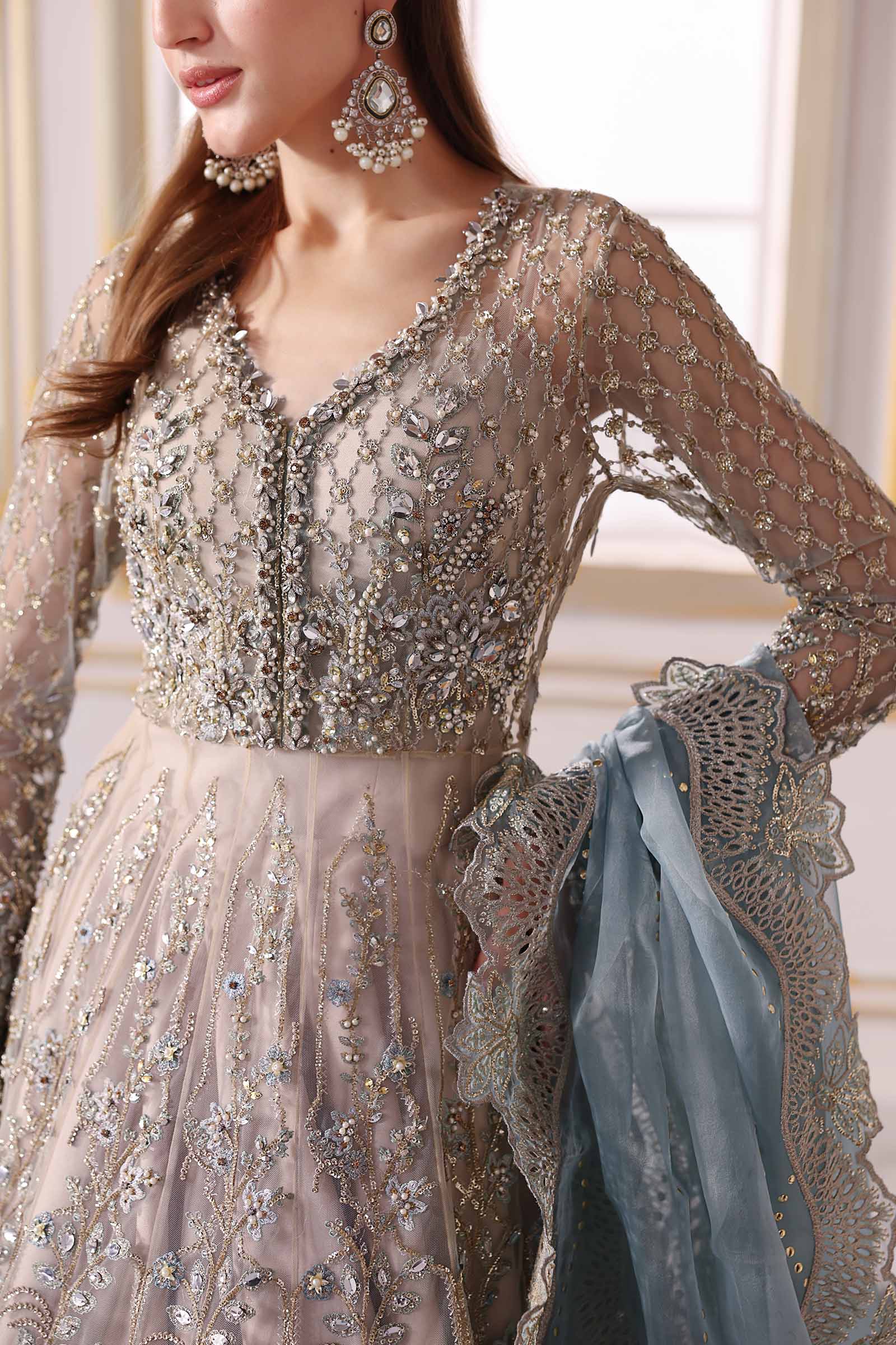 Maria B | Embroidered 2025 | BD-3002 - Rang-e-Khaas
