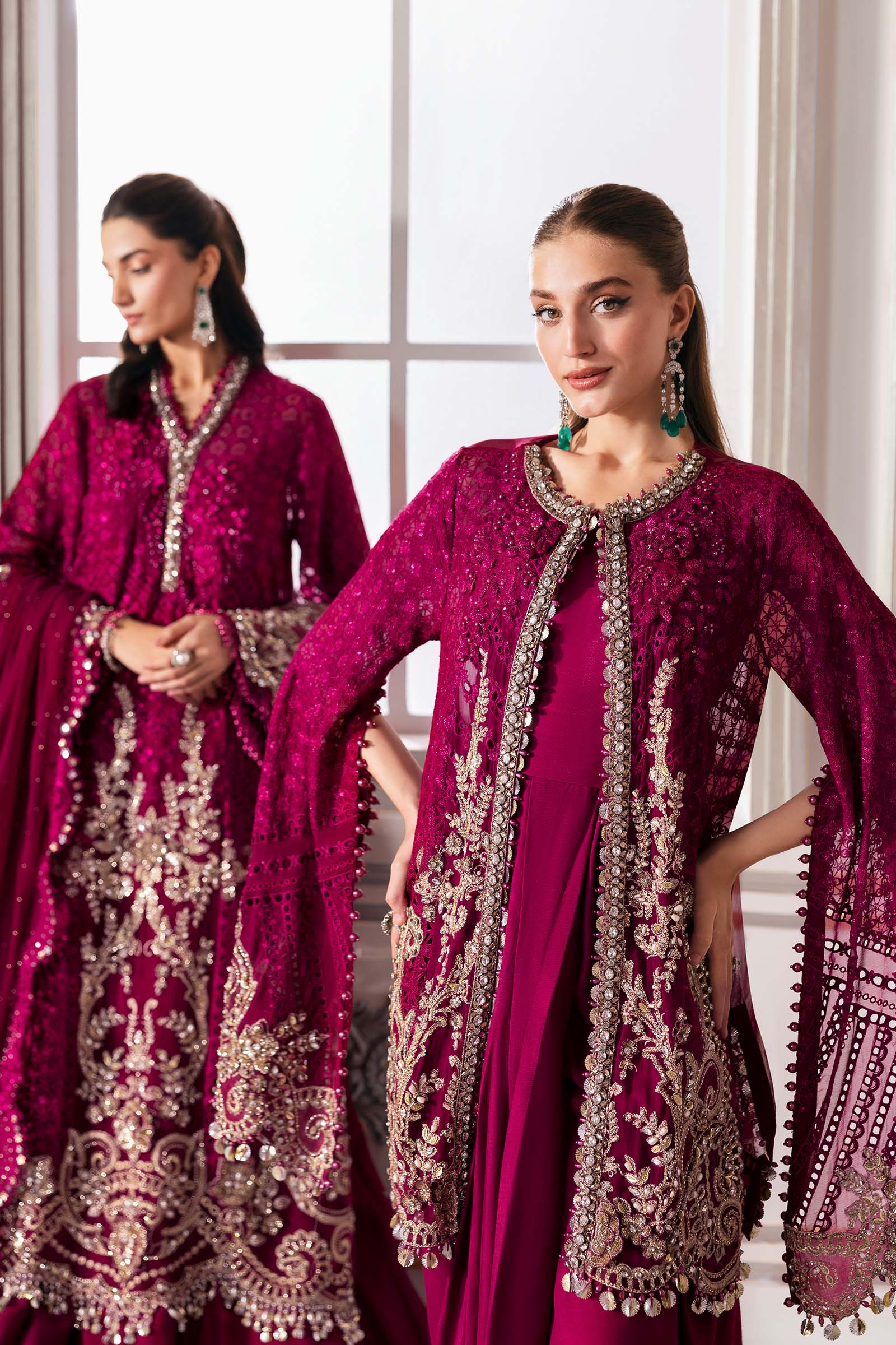 Maria B | Embroidered 2025 | BD-3003 - Rang-e-Khaas