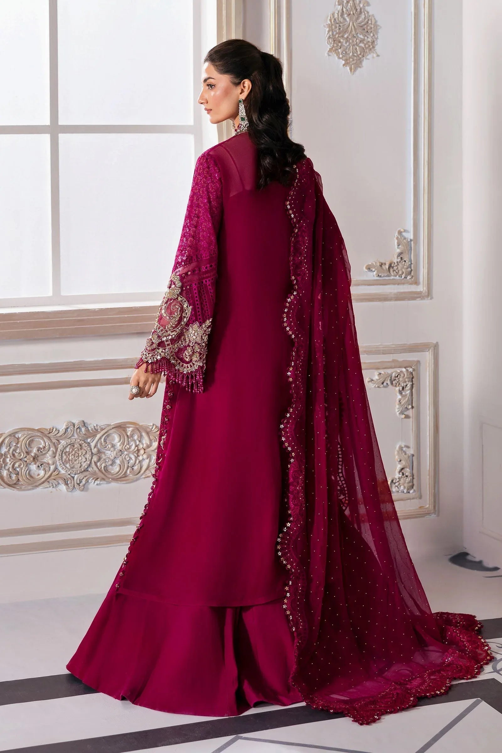 Maria B | Embroidered 2025 | BD-3003 - Rang-e-Khaas