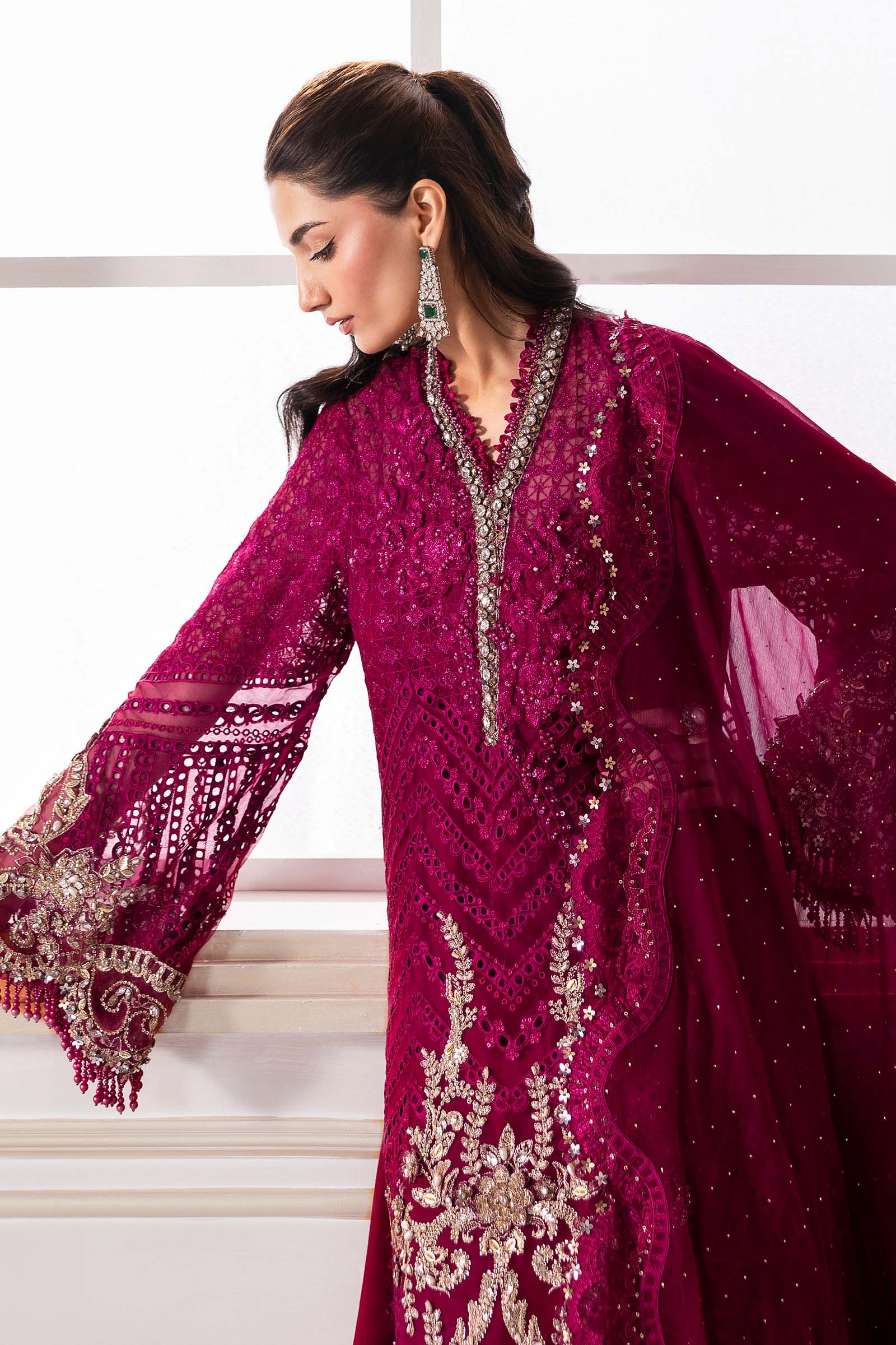 Maria B | Embroidered 2025 | BD-3003 - Rang-e-Khaas