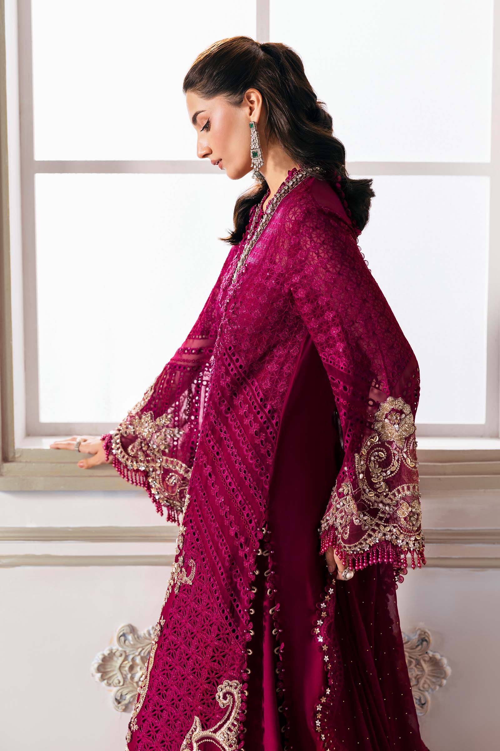 Maria B | Embroidered 2025 | BD-3003 - Rang-e-Khaas