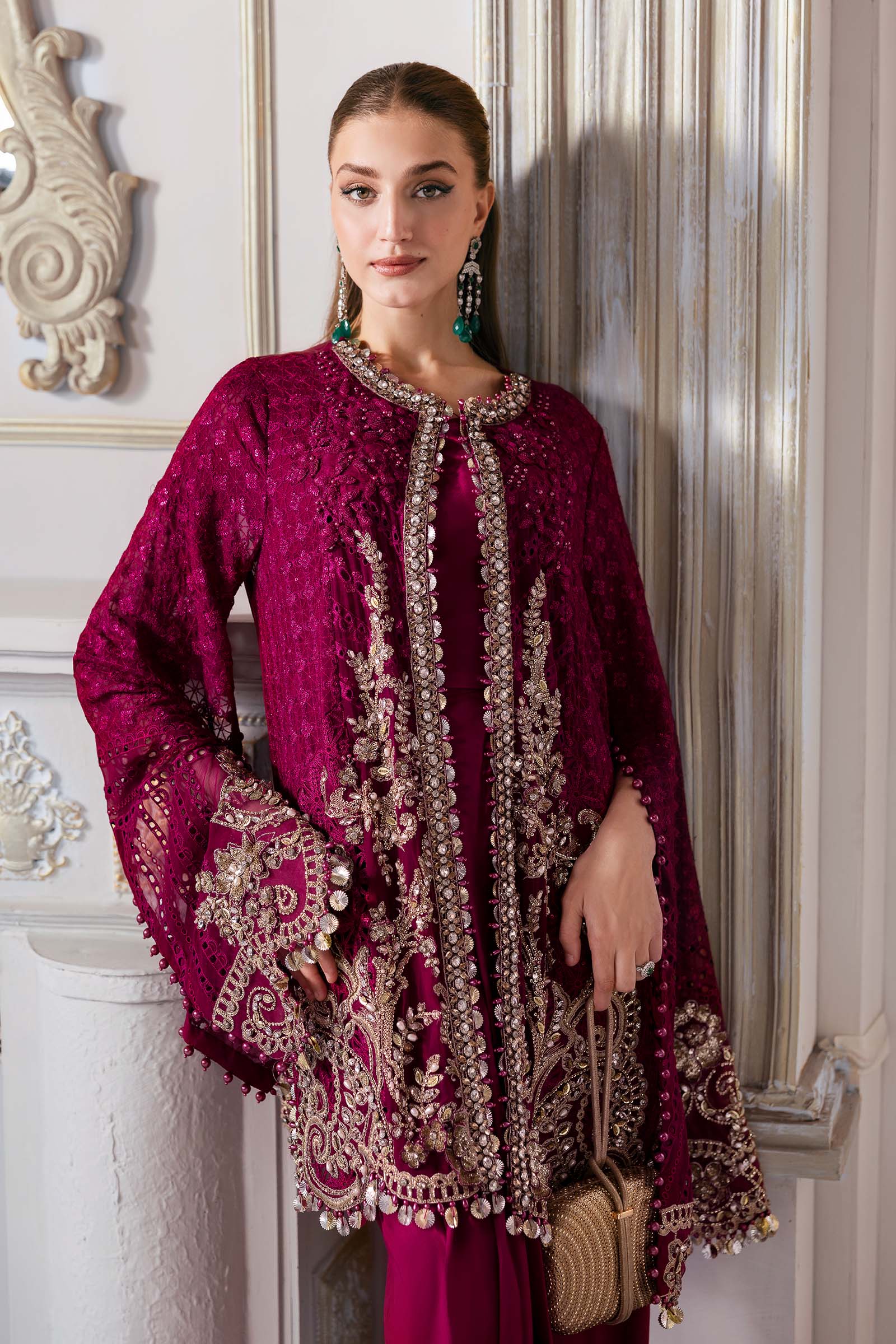 Maria B | Embroidered 2025 | BD-3003 - Rang-e-Khaas