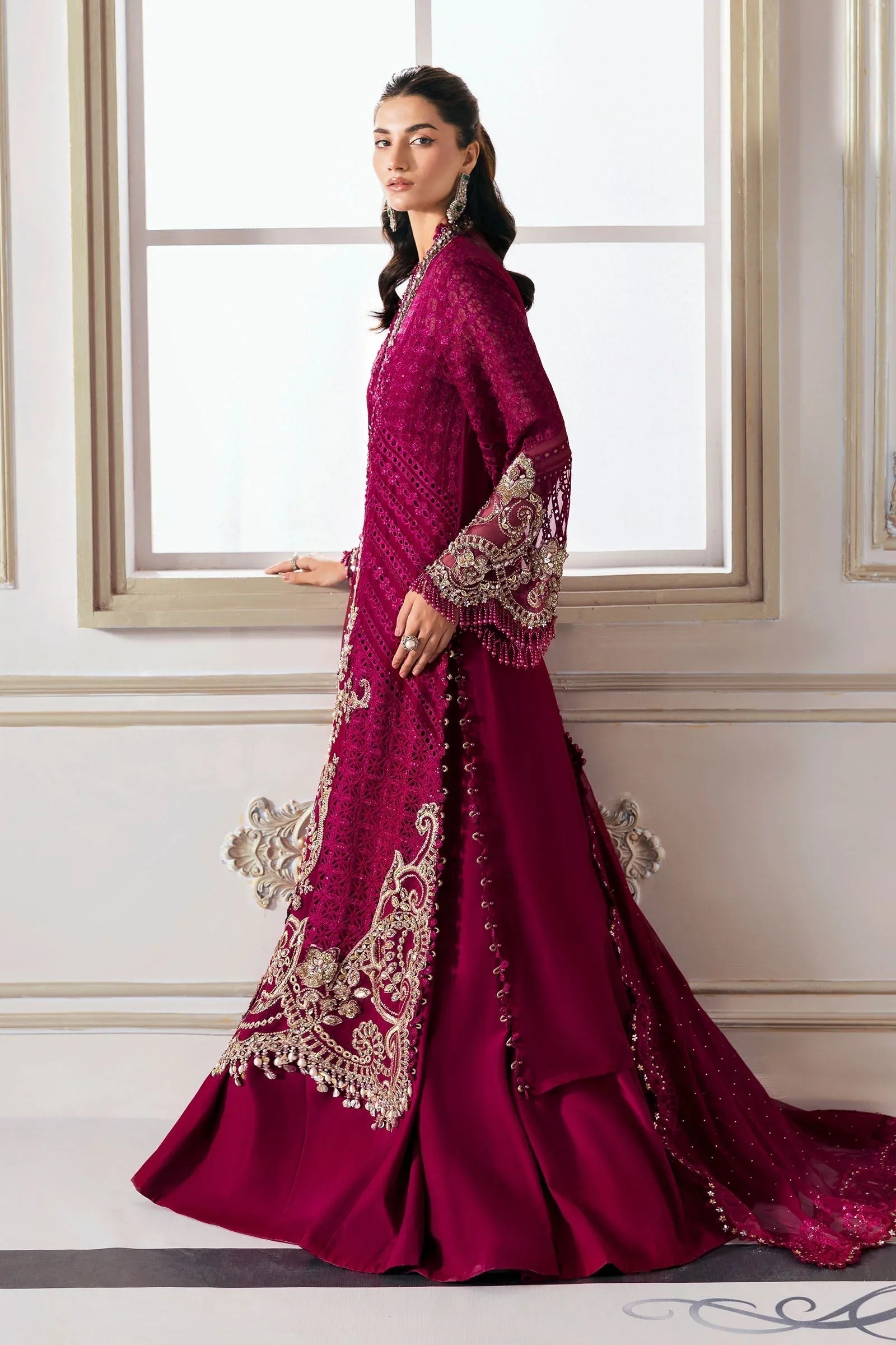 Maria B | Embroidered 2025 | BD-3003 - Rang-e-Khaas