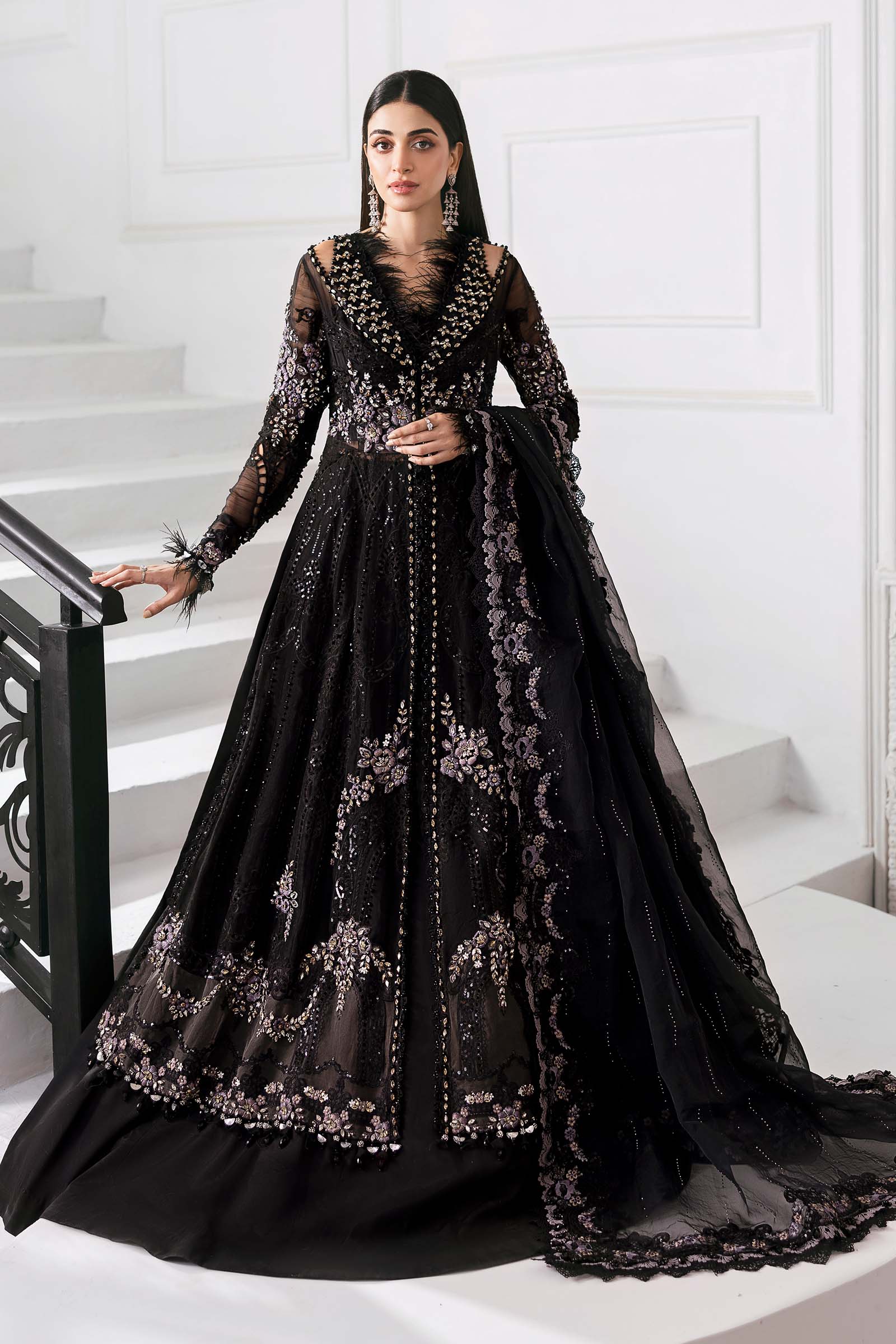 Maria B | Embroidered 2025 | BD-3004 - Rang-e-Khaas
