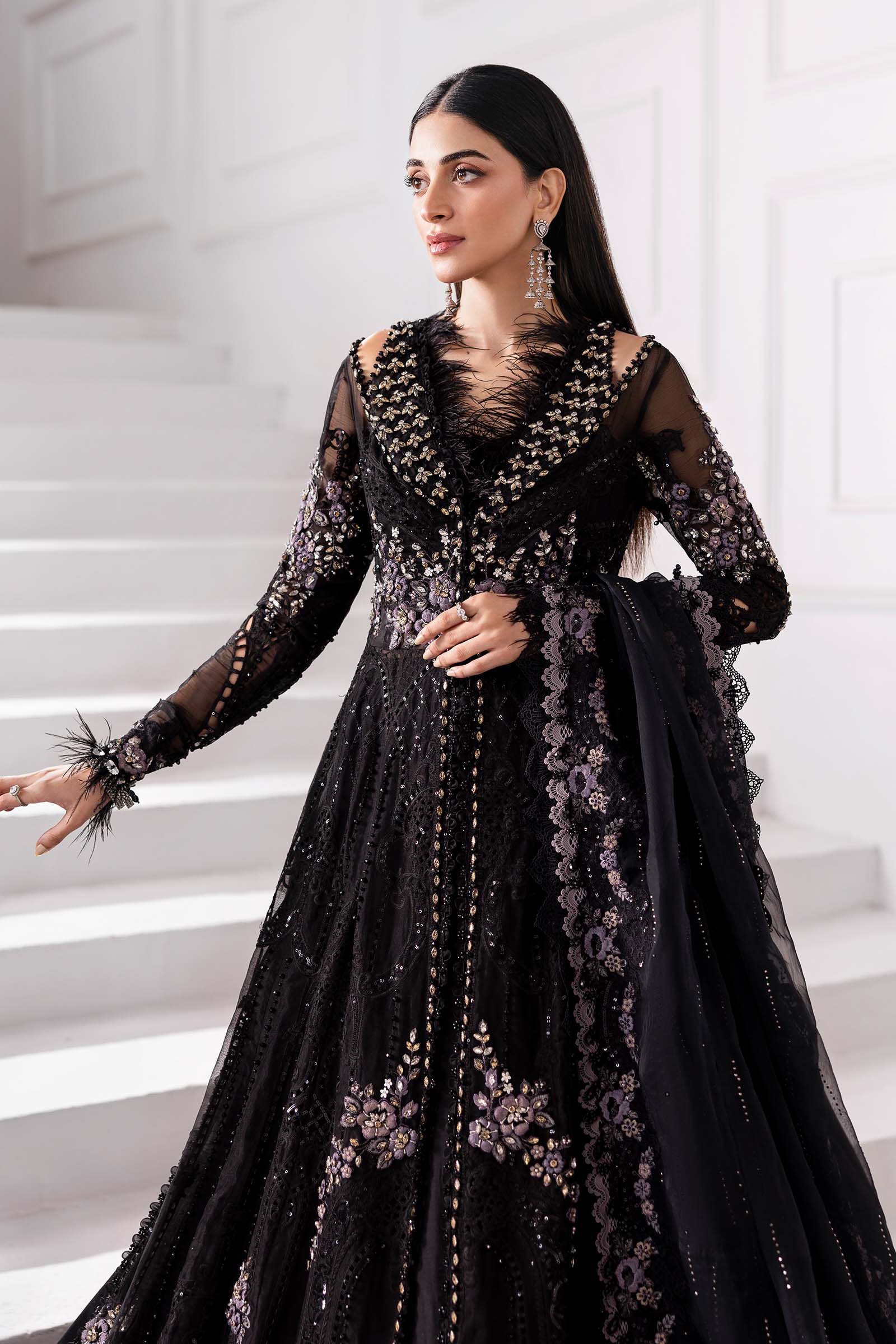 Maria B | Embroidered 2025 | BD-3004 - Rang-e-Khaas