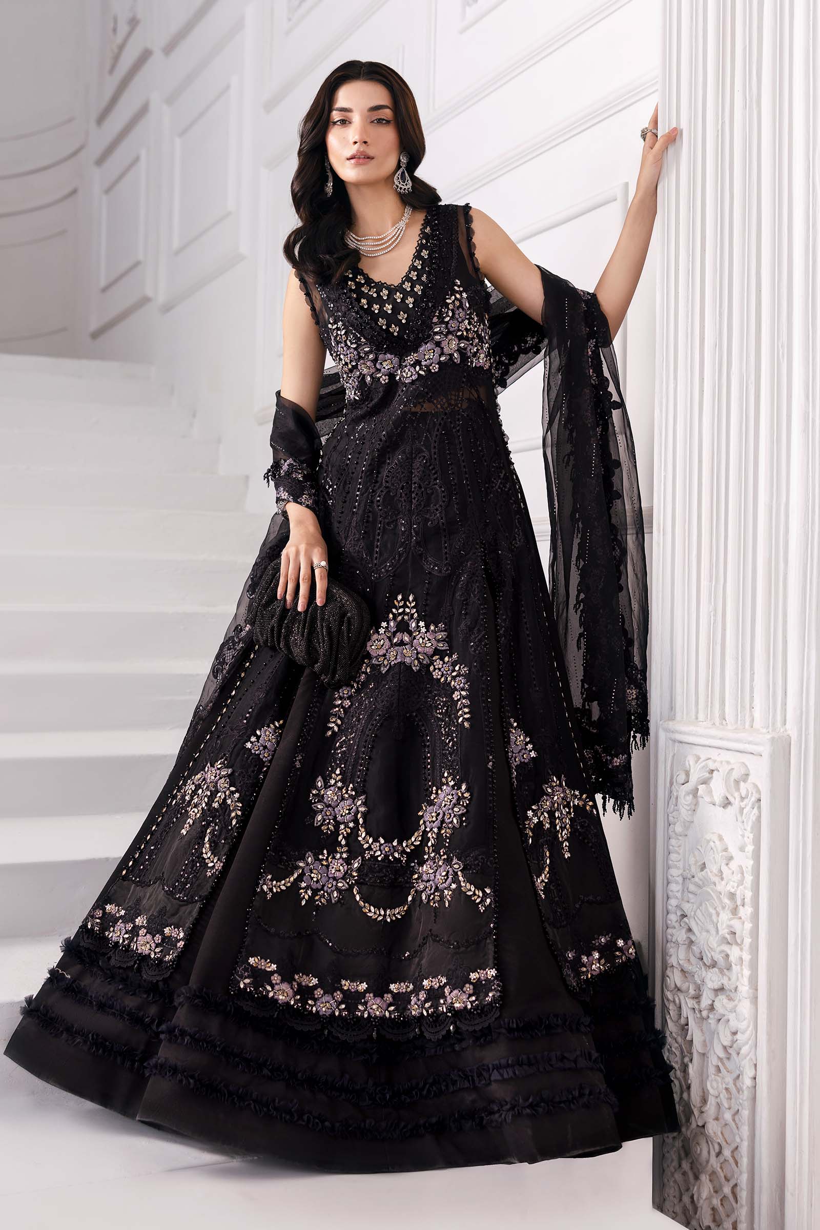 Maria B | Embroidered 2025 | BD-3004 - Rang-e-Khaas