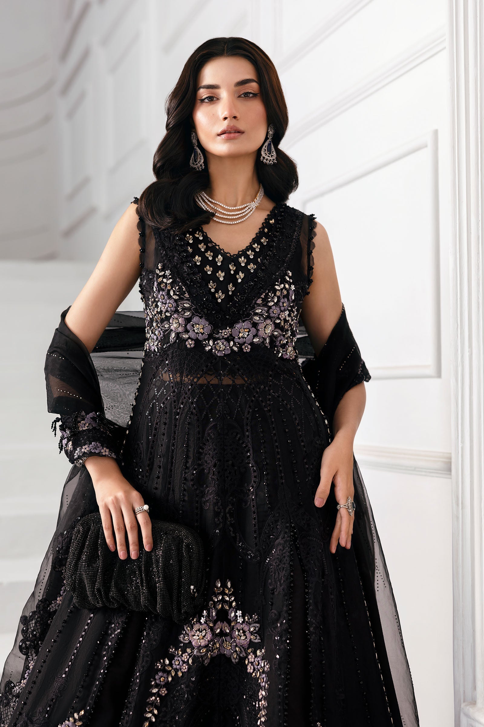 Maria B | Embroidered 2025 | BD-3004 - Rang-e-Khaas