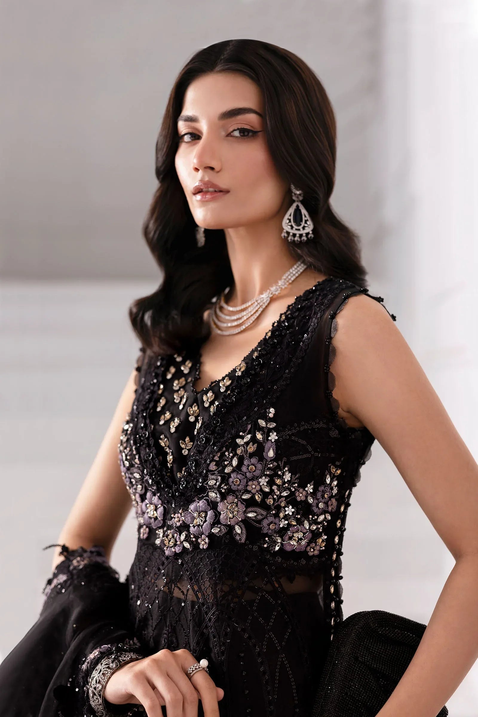 Maria B | Embroidered 2025 | BD-3004 - Rang-e-Khaas