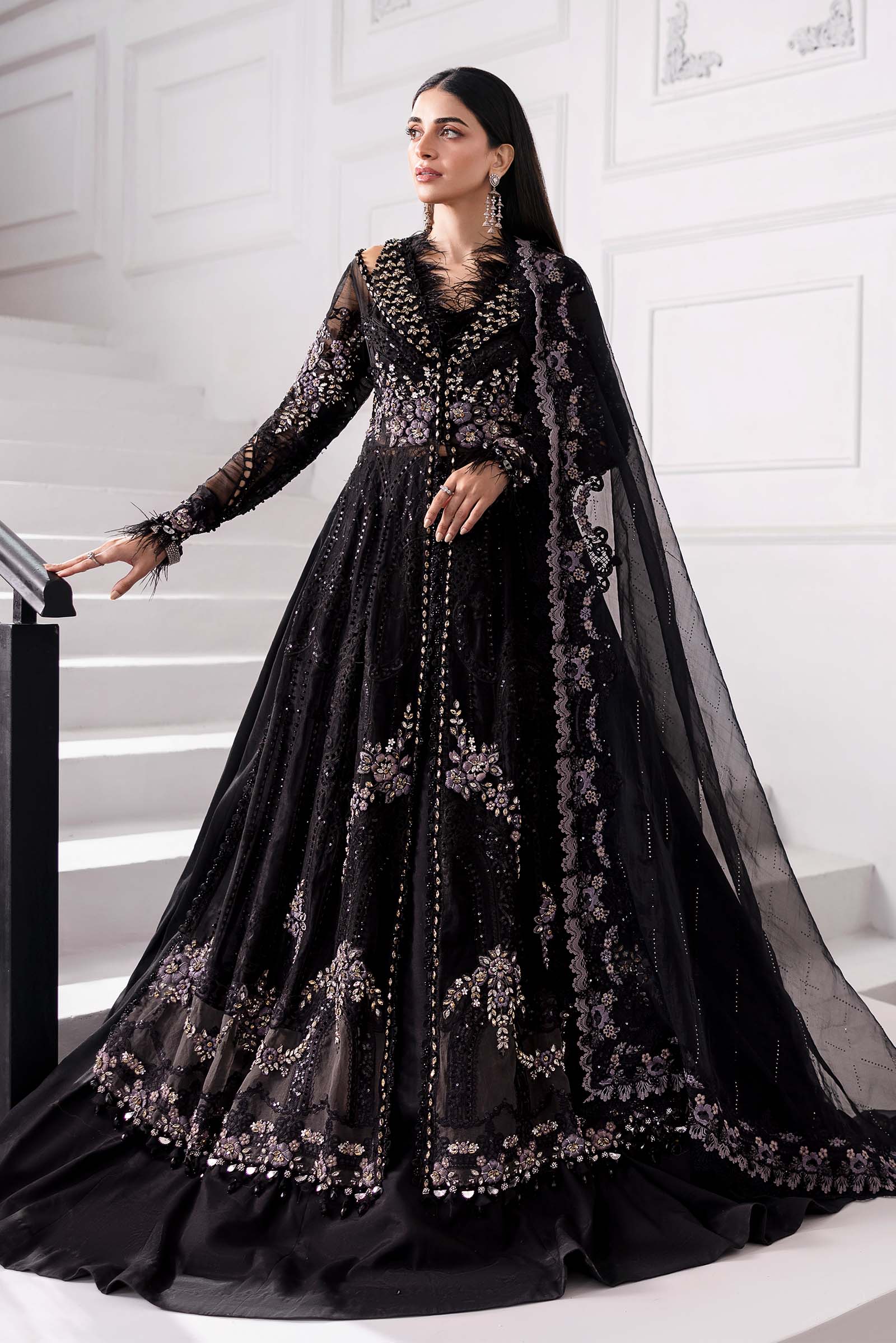 Maria B | Embroidered 2025 | BD-3004 - Rang-e-Khaas