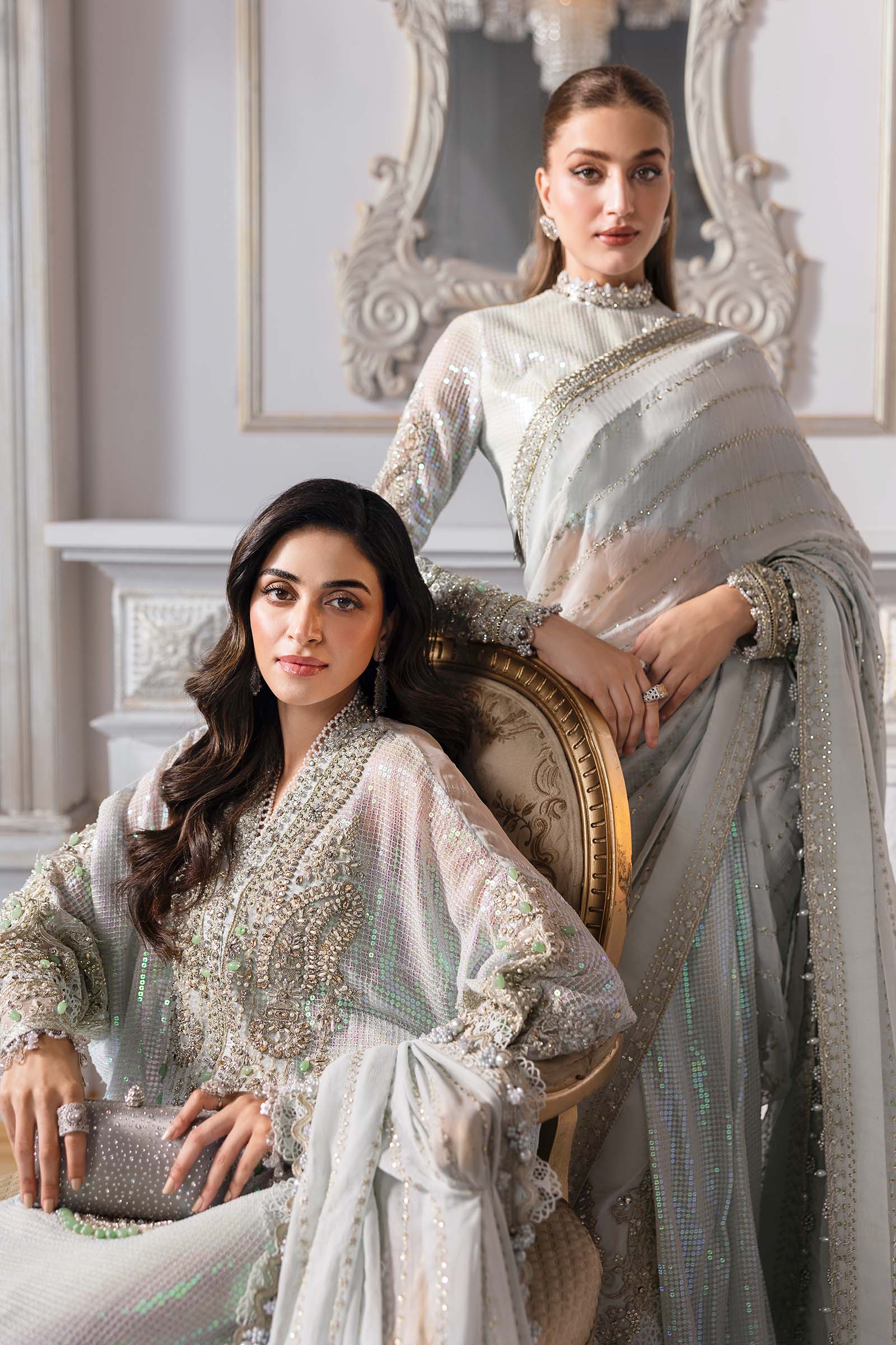 Maria B | Embroidered 2025 | BD-3005 - Rang-e-Khaas