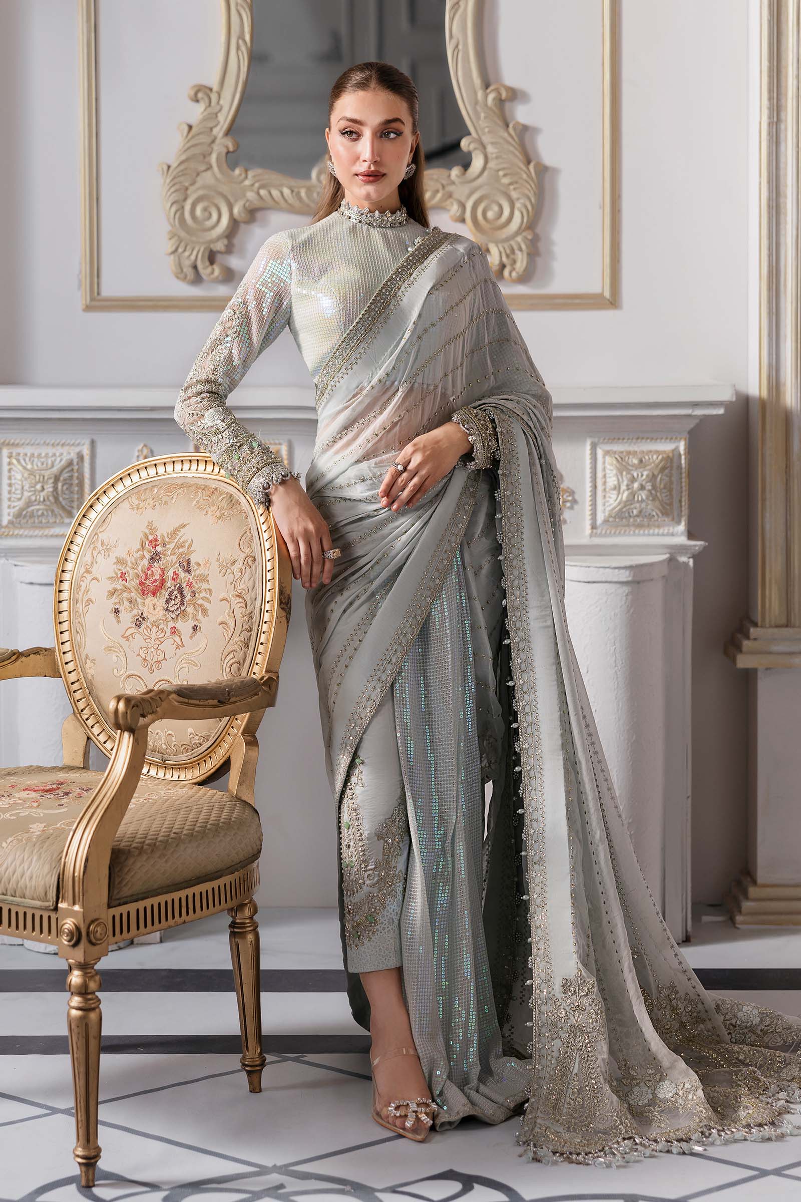 Maria B | Embroidered 2025 | BD-3005 - Rang-e-Khaas
