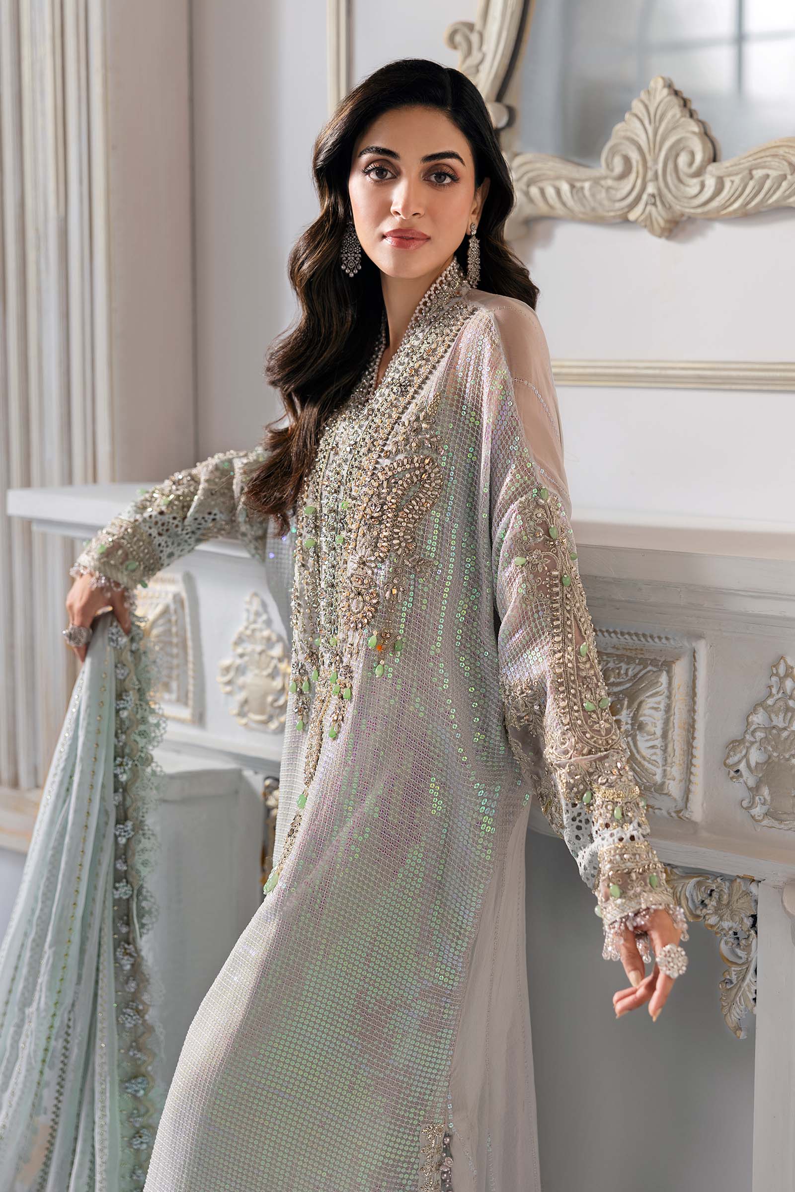 Maria B | Embroidered 2025 | BD-3005 - Rang-e-Khaas