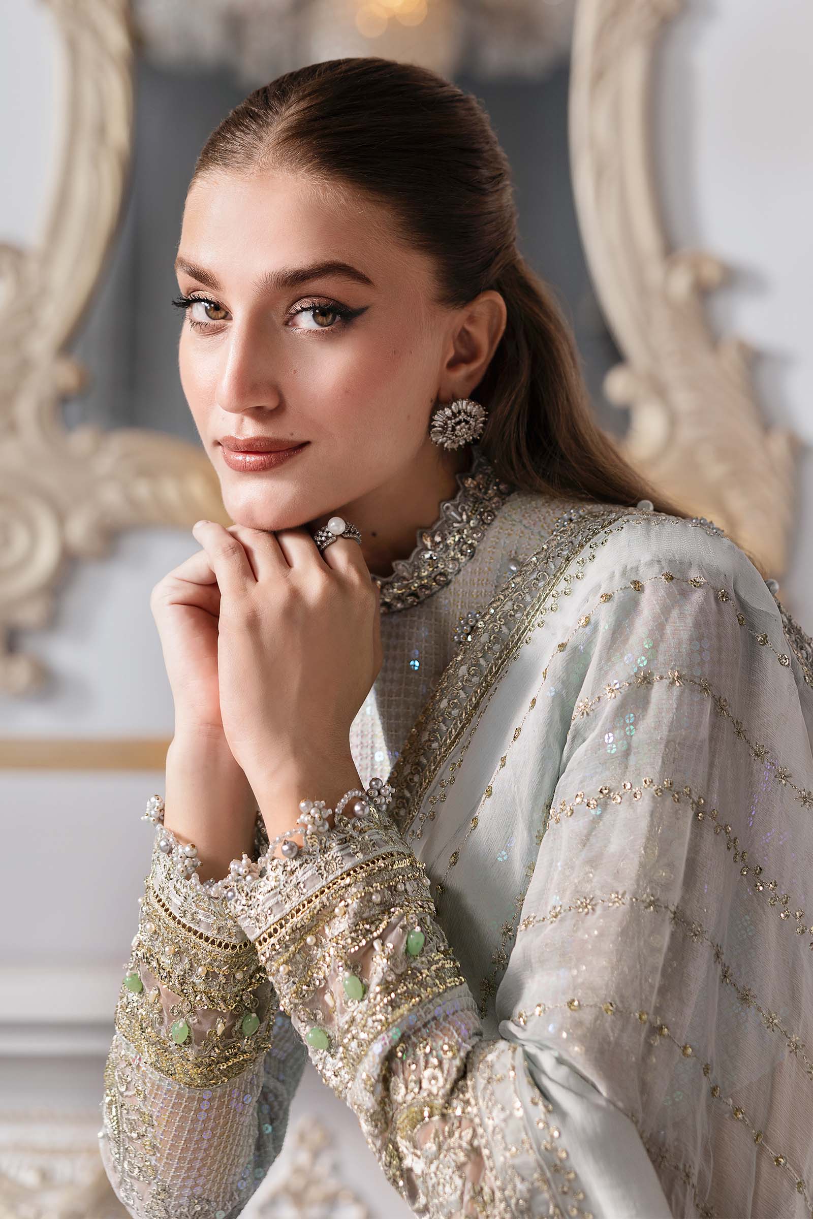 Maria B | Embroidered 2025 | BD-3005 - Rang-e-Khaas