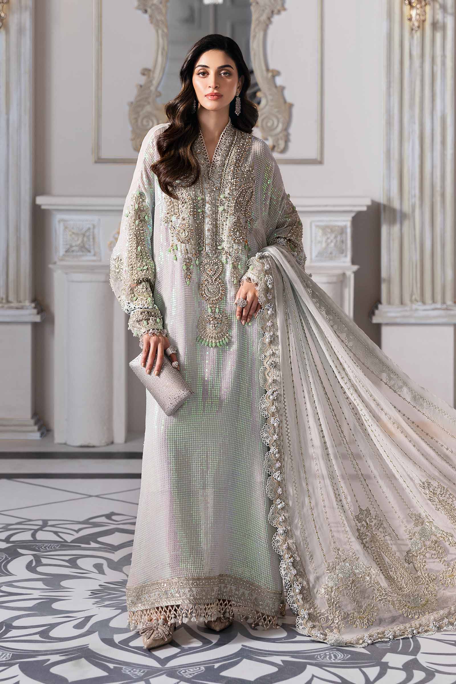 Maria B | Embroidered 2025 | BD-3005 - Rang-e-Khaas