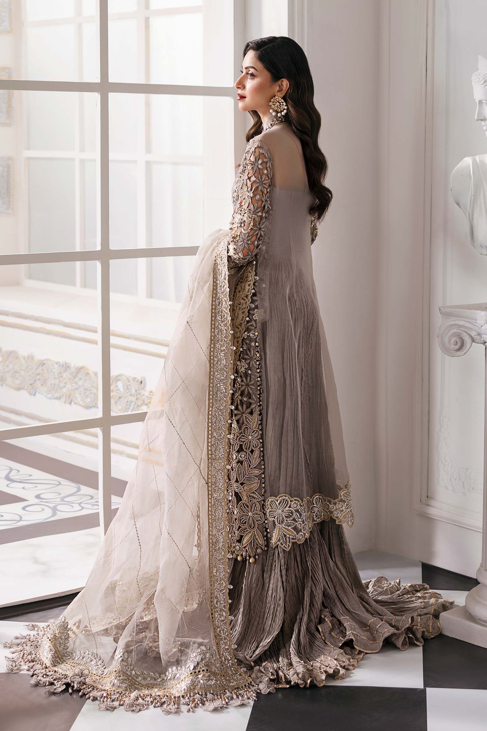 Maria B | Embroidered 2025 | BD-3006 - Rang-e-Khaas