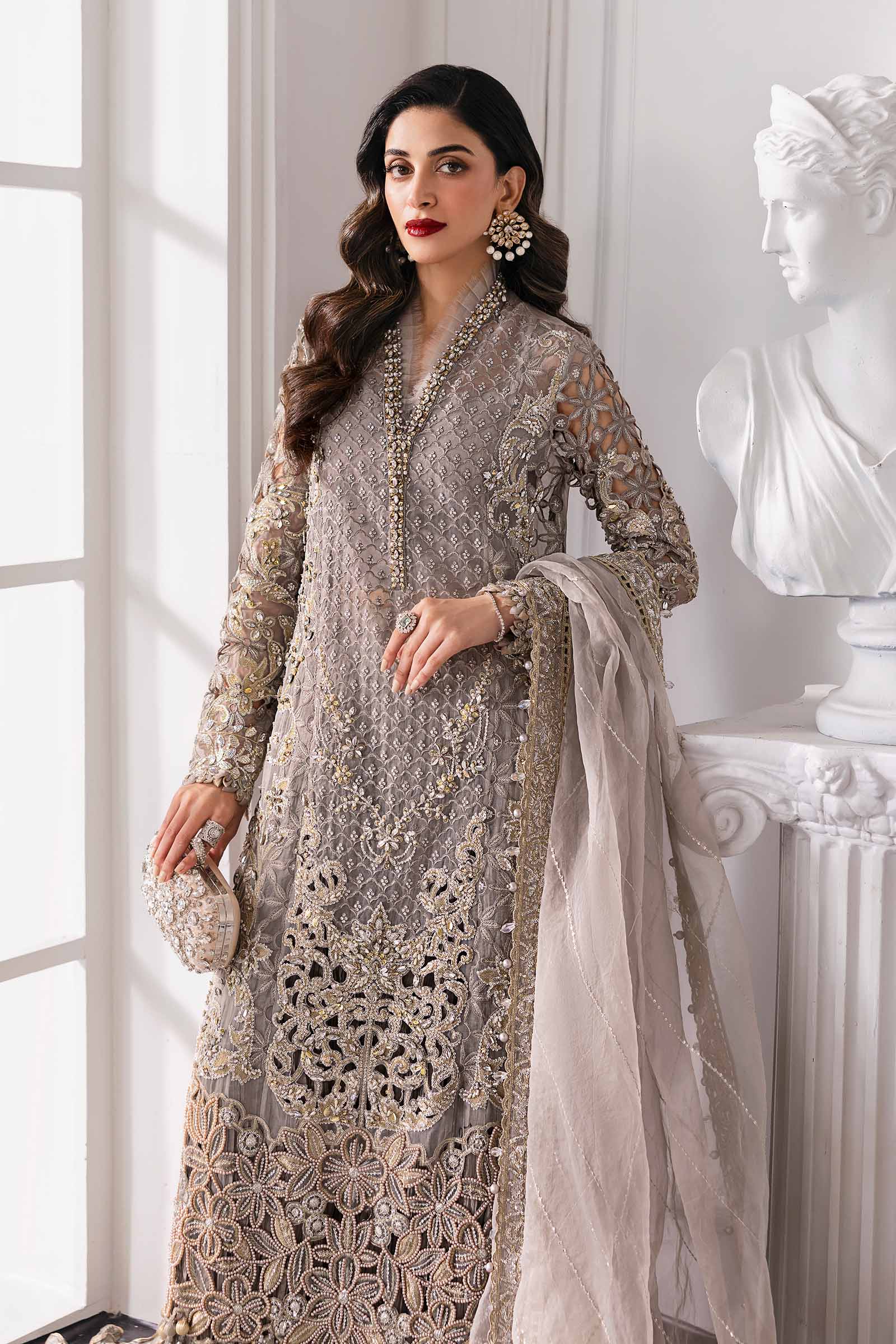 Maria B | Embroidered 2025 | BD-3006 - Rang-e-Khaas