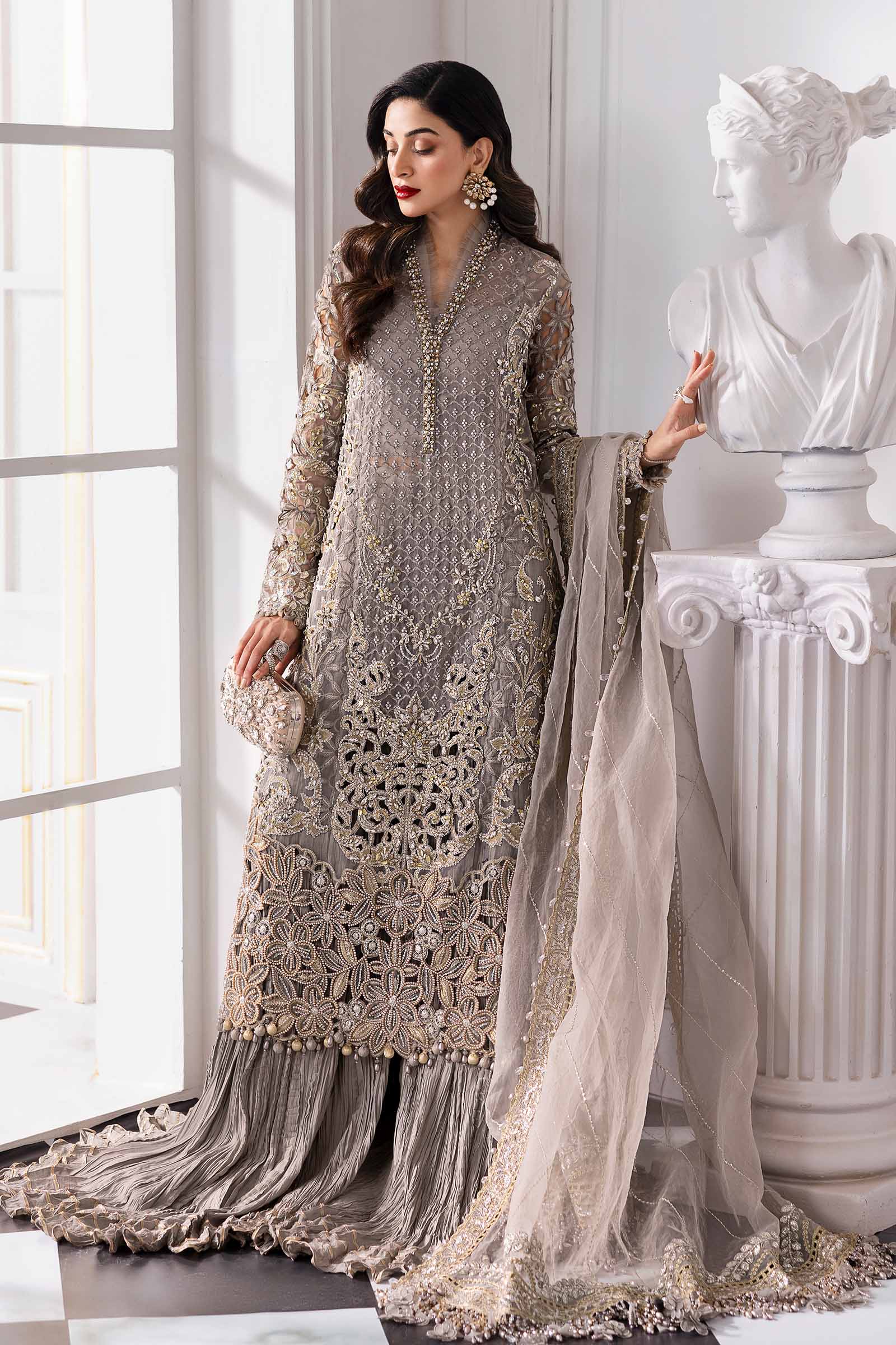 Maria B | Embroidered 2025 | BD-3006 - Rang-e-Khaas