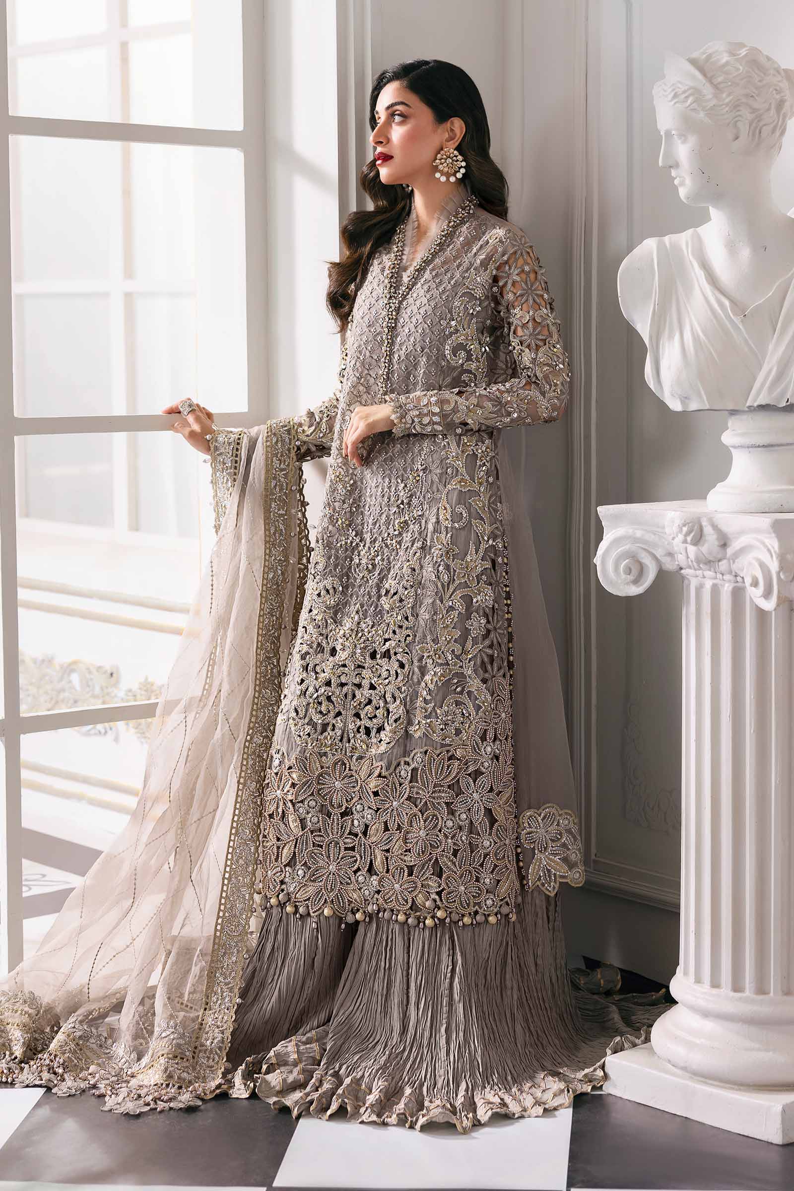 Maria B | Embroidered 2025 | BD-3006 - Rang-e-Khaas