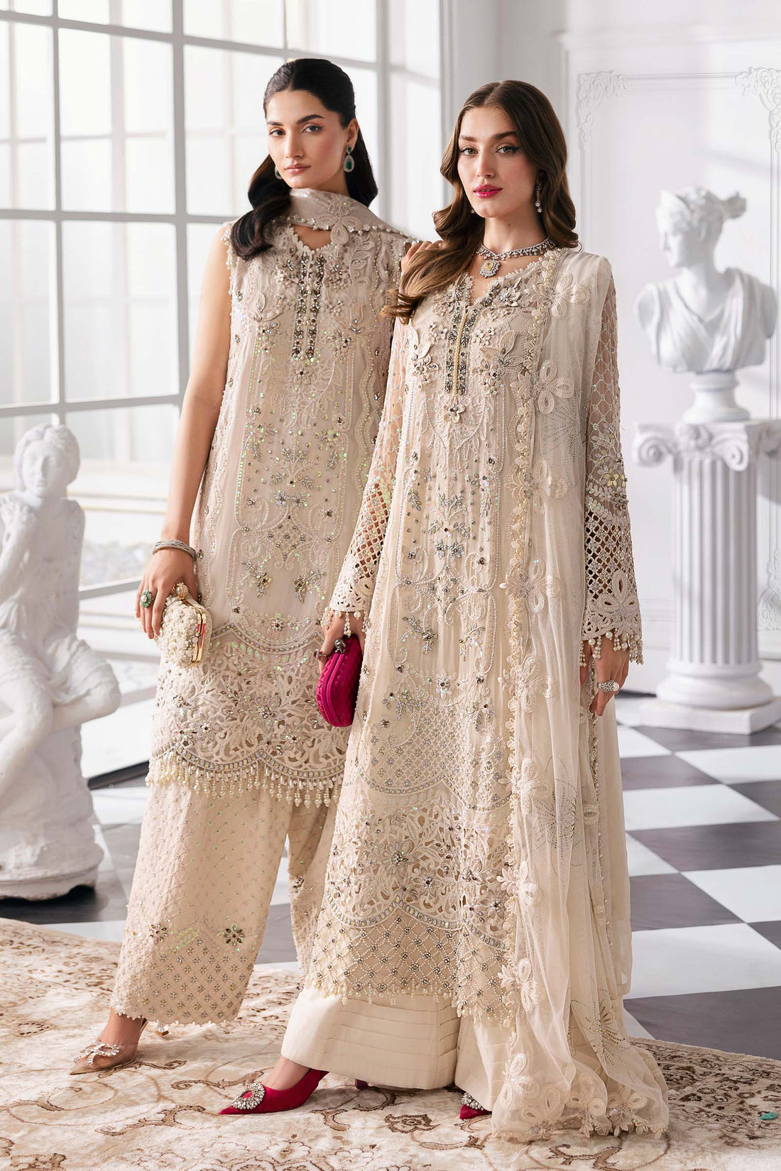 Maria B | Embroidered 2025 | BD-3007 - Rang-e-Khaas