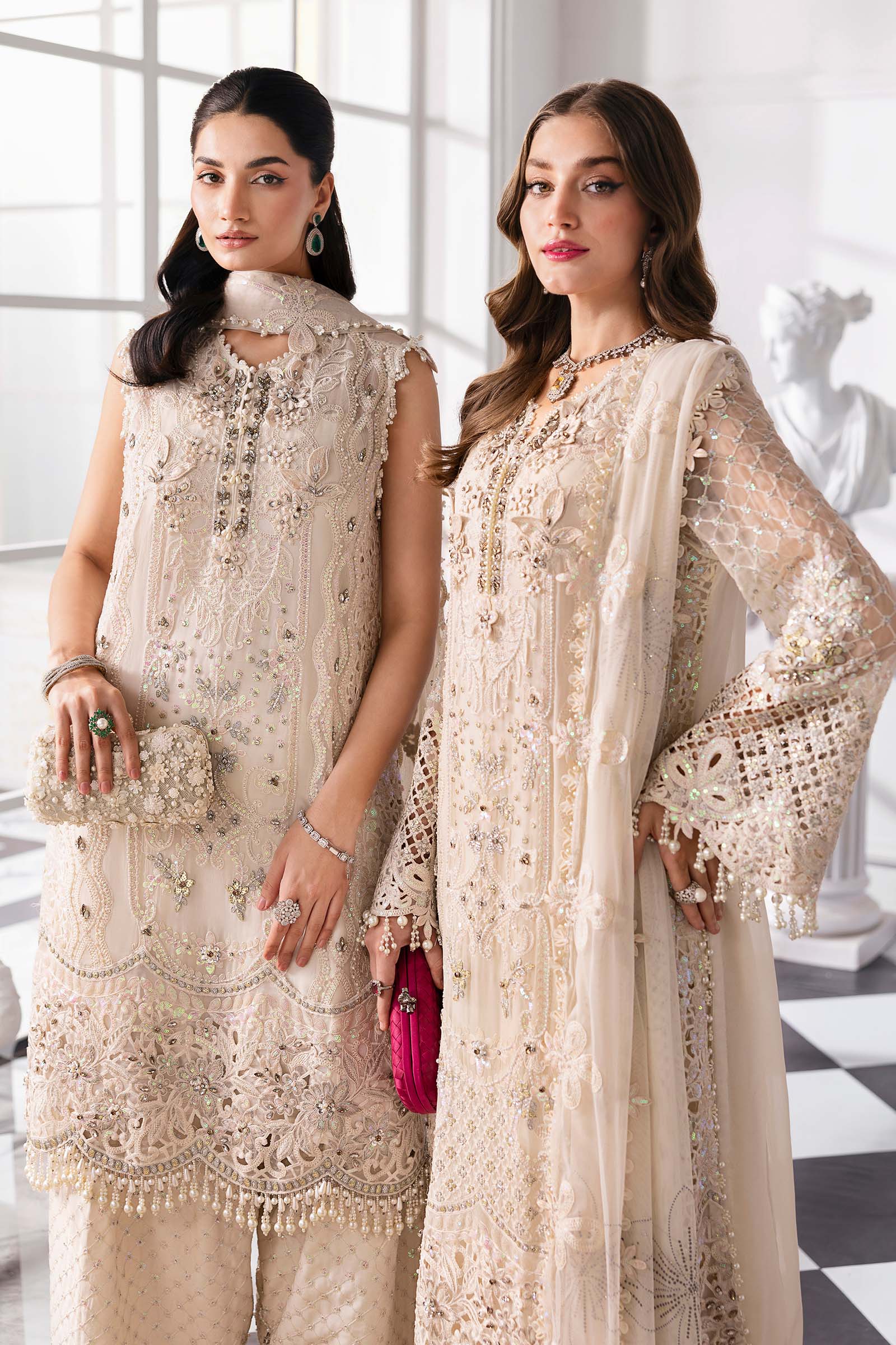 Maria B | Embroidered 2025 | BD-3007 - Rang-e-Khaas