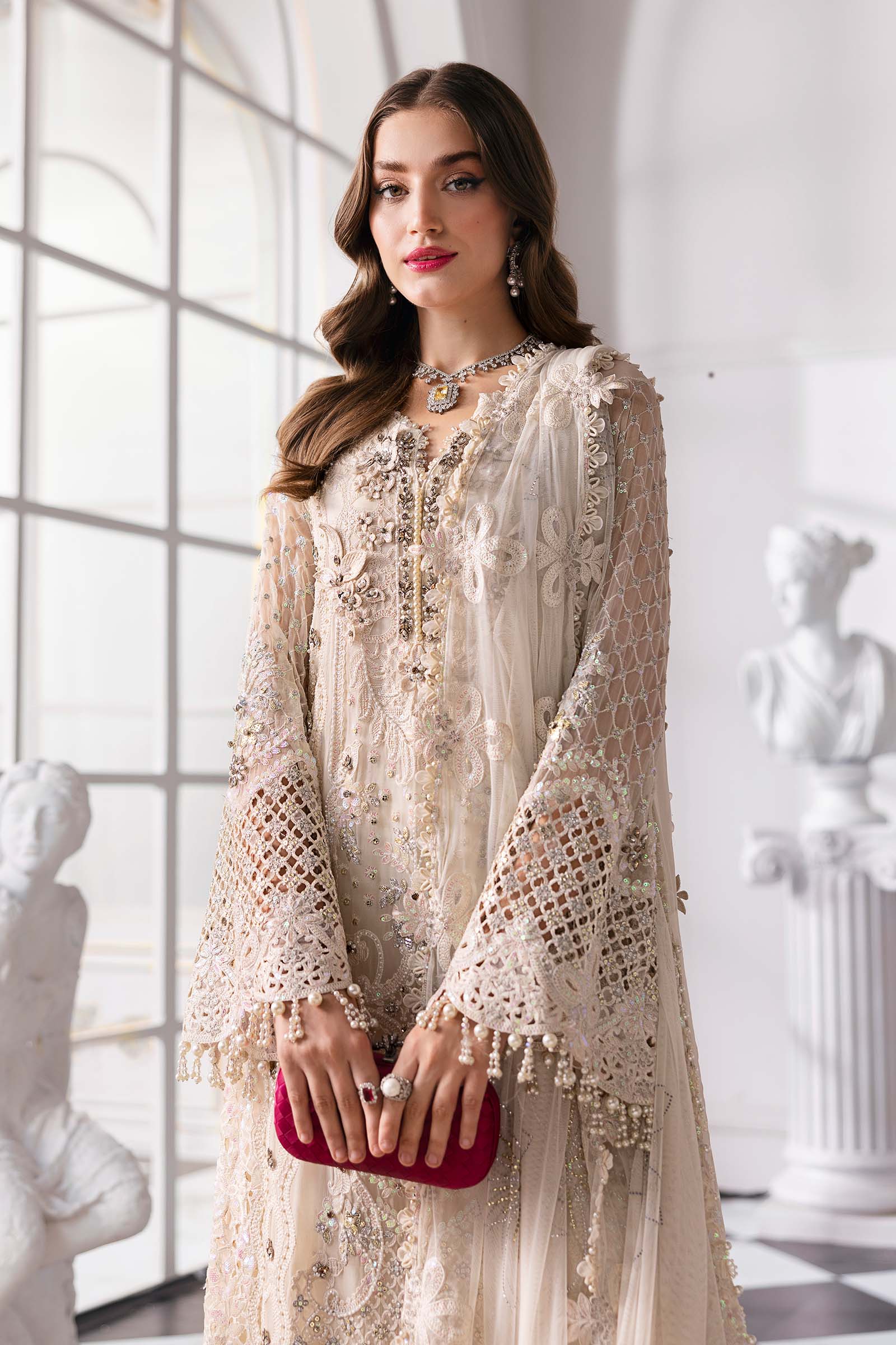 Maria B | Embroidered 2025 | BD-3007 - Rang-e-Khaas