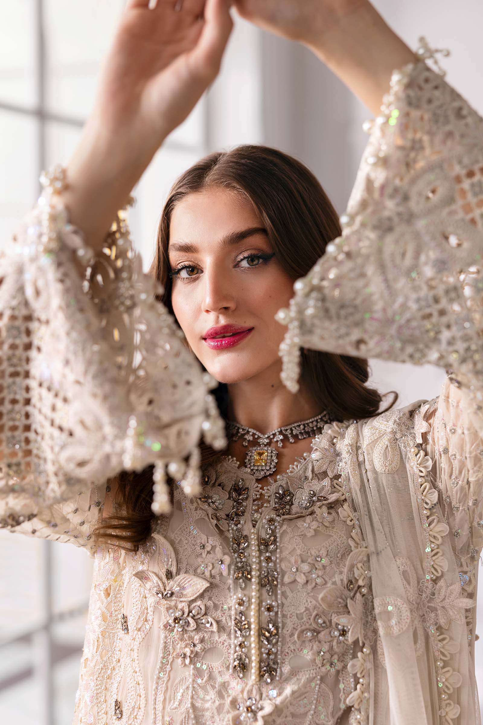 Maria B | Embroidered 2025 | BD-3007 - Rang-e-Khaas