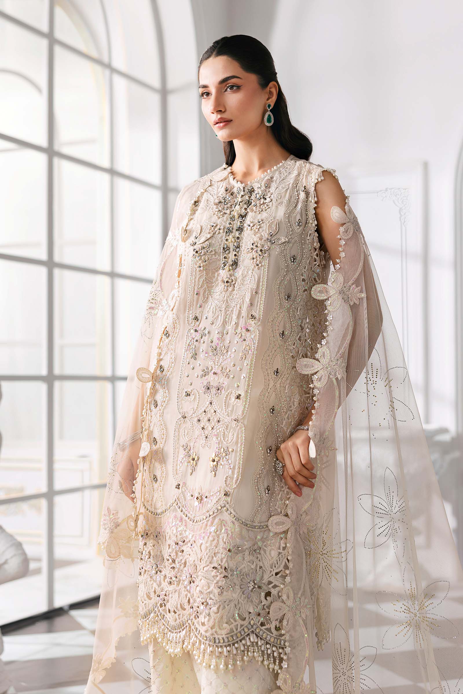 Maria B | Embroidered 2025 | BD-3007 - Rang-e-Khaas
