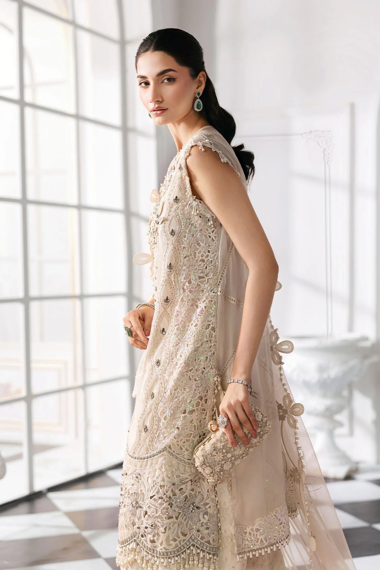 Maria B | Embroidered 2025 | BD-3007 - Rang-e-Khaas